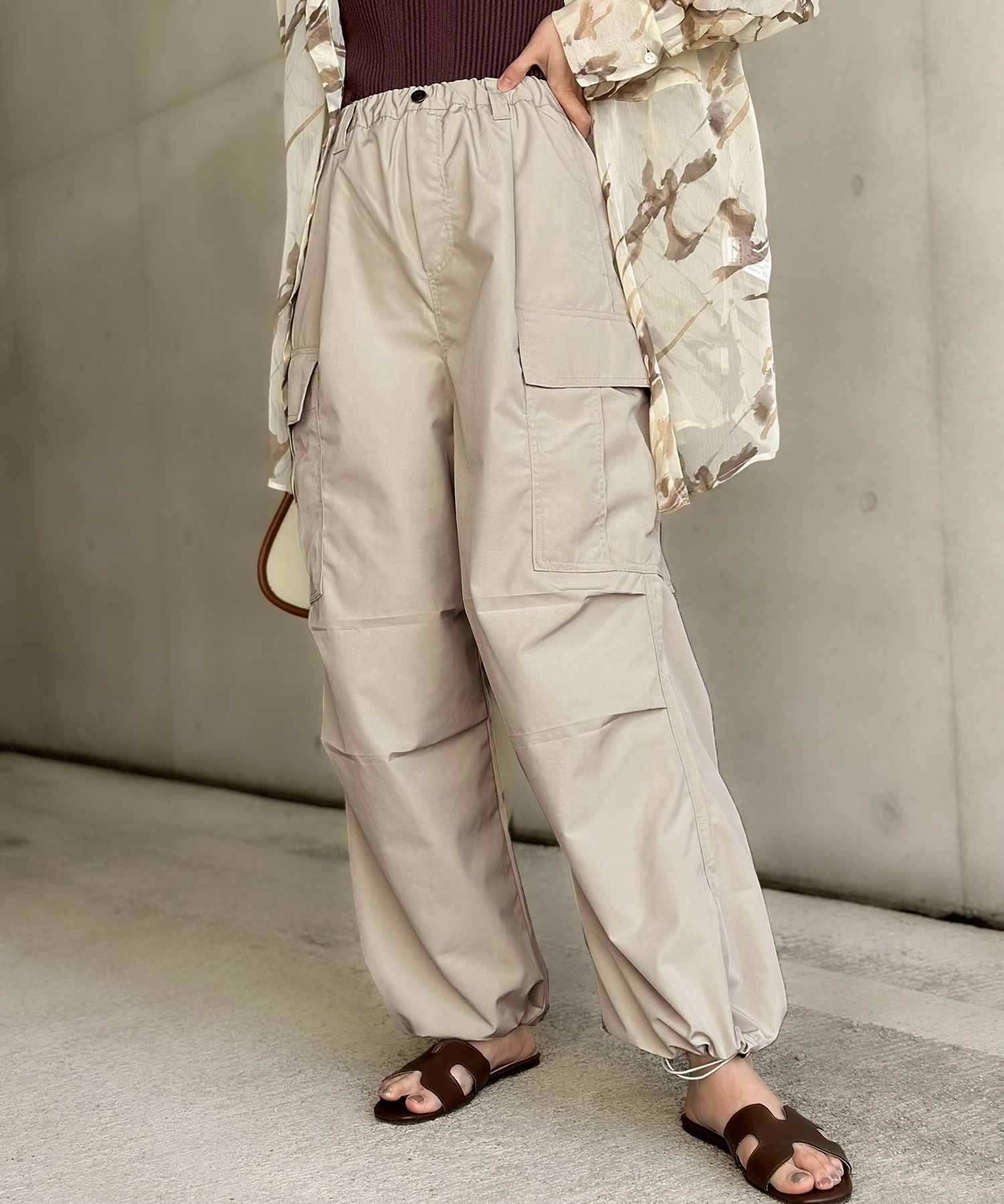 🇯🇵 日系品牌 JAVA 工裝褲 軍裝褲 黑 軍綠 奶油白 奶茶 長褲 縮口 男女 / 現貨