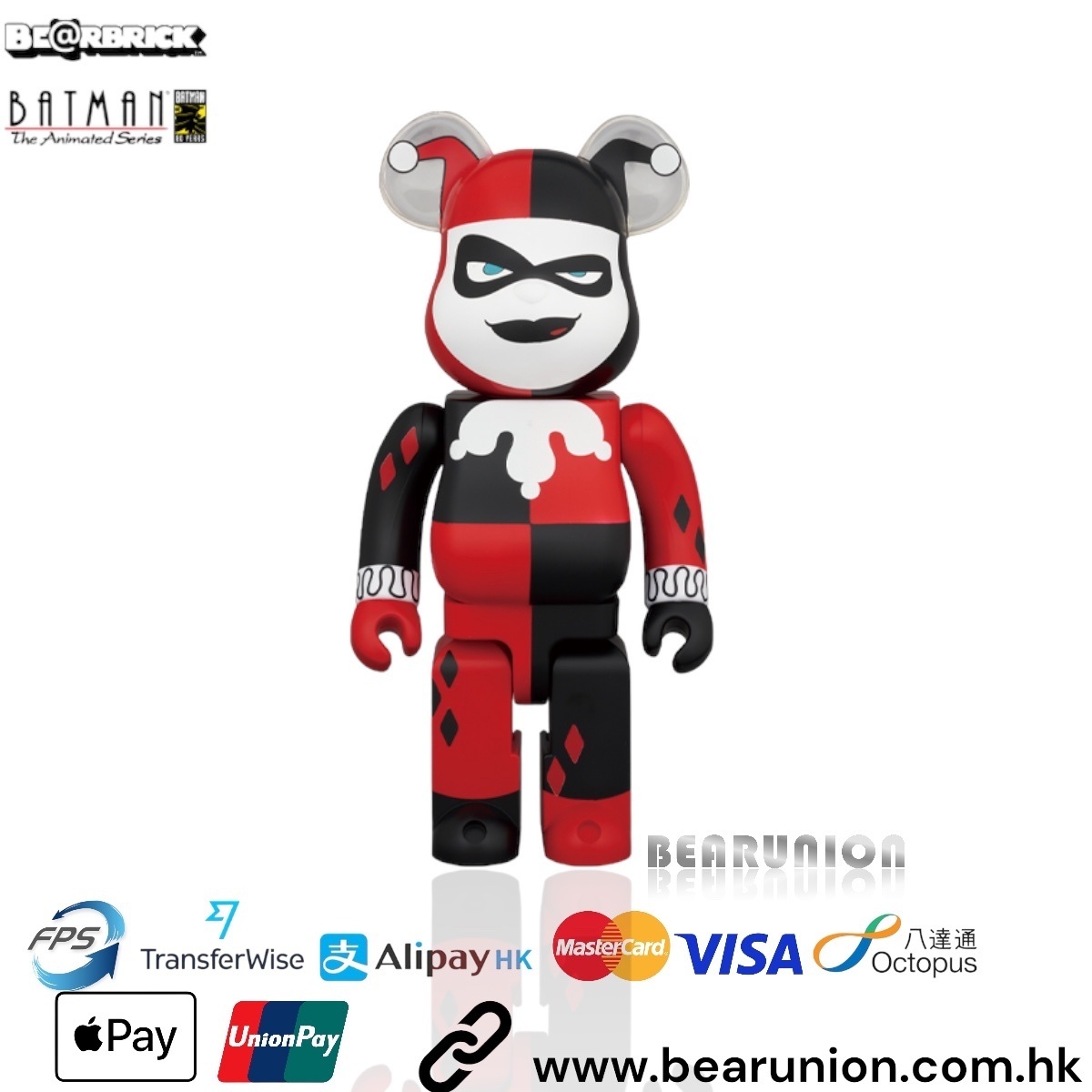 🥇現貨🥇Bearbrick 1000% HARLEY QUINN (BATMAN The Animated Series Ver.)