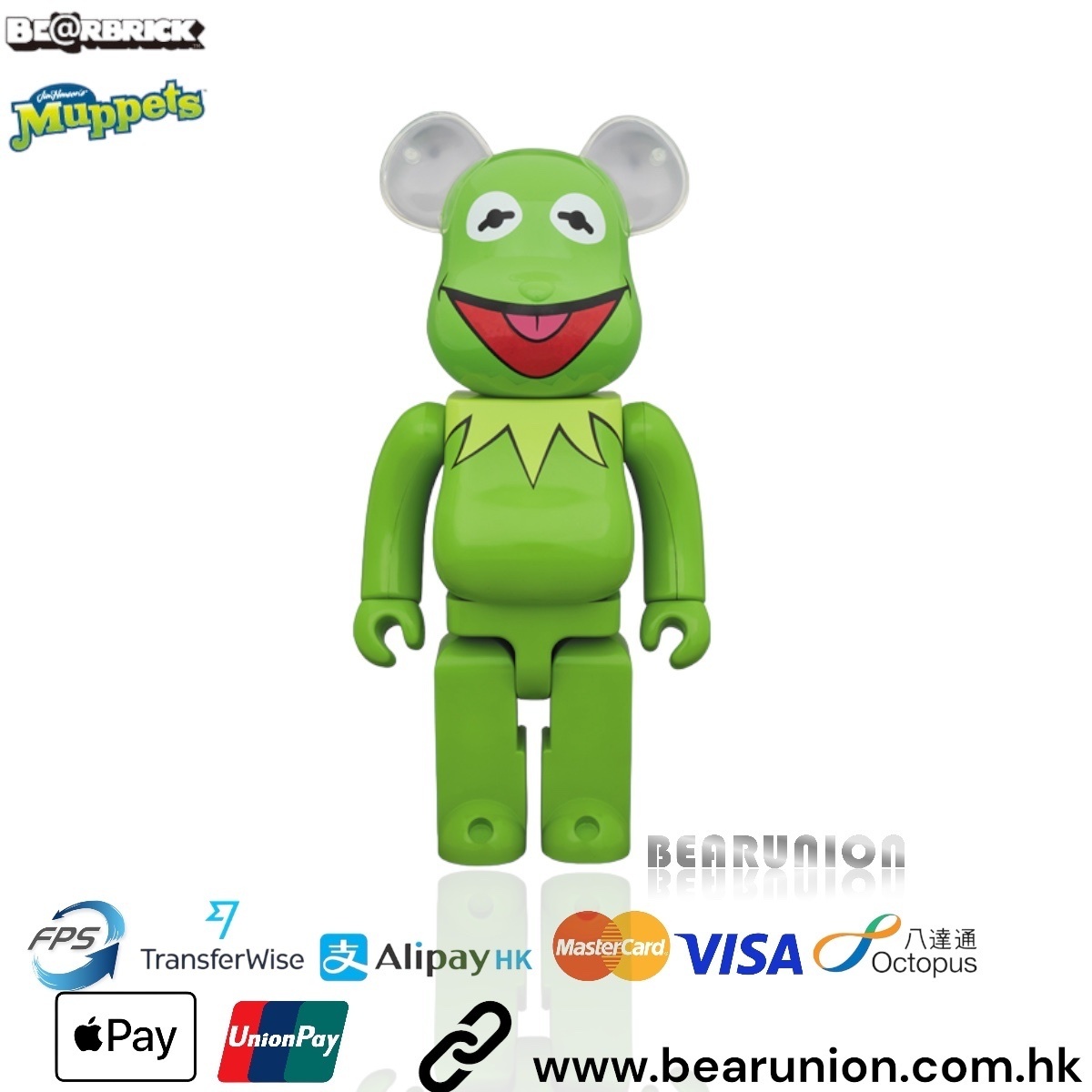 BEARBRICK 1000% KERMIT THE FROG