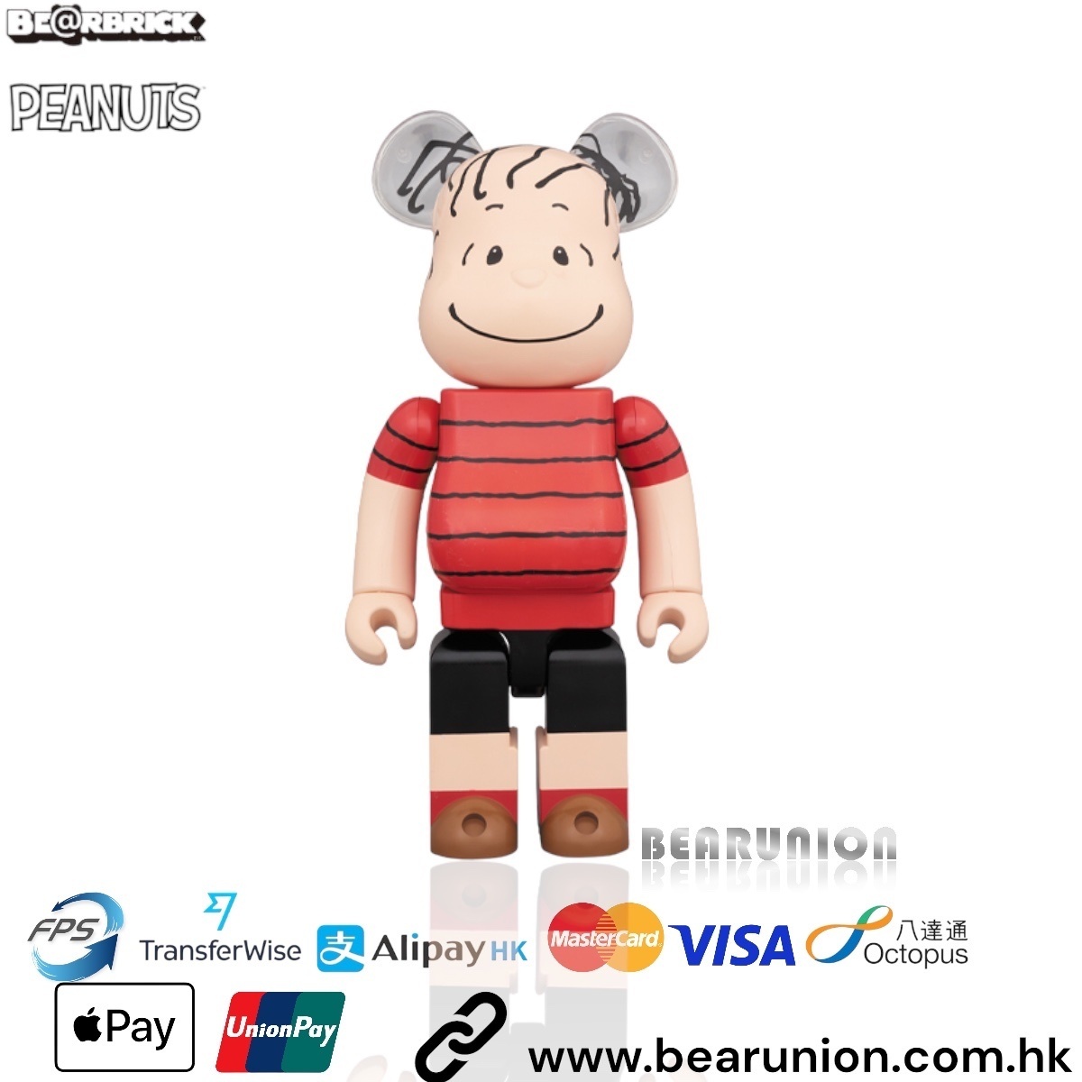 🥇現貨🥇Bearbrick 1000% Snoopy Linus