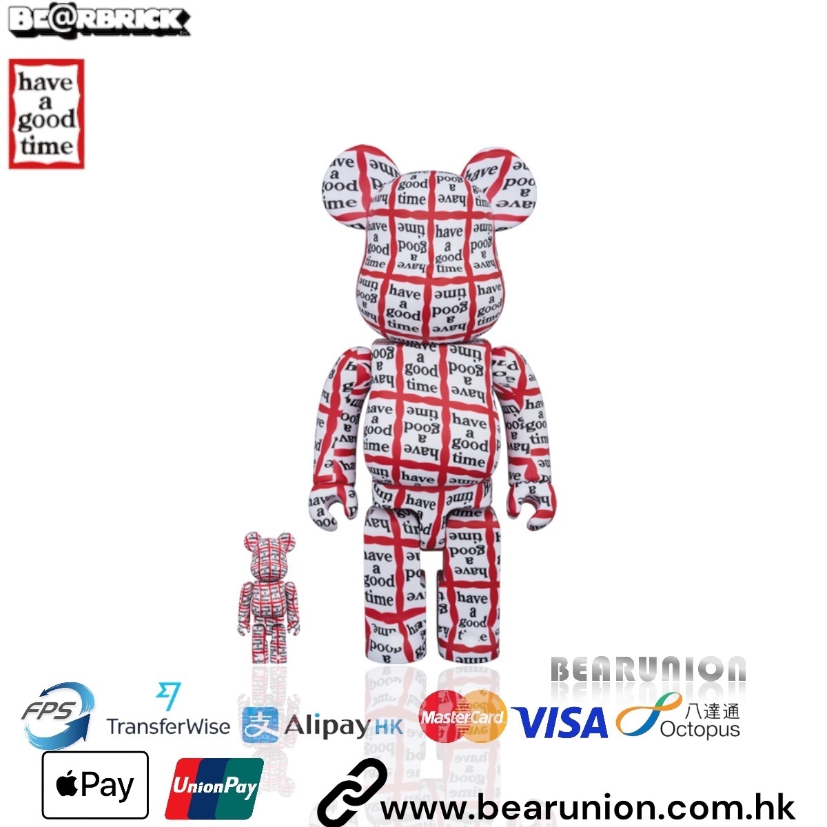 Bearbrick 400% 100% HAVE A GOOD TIME