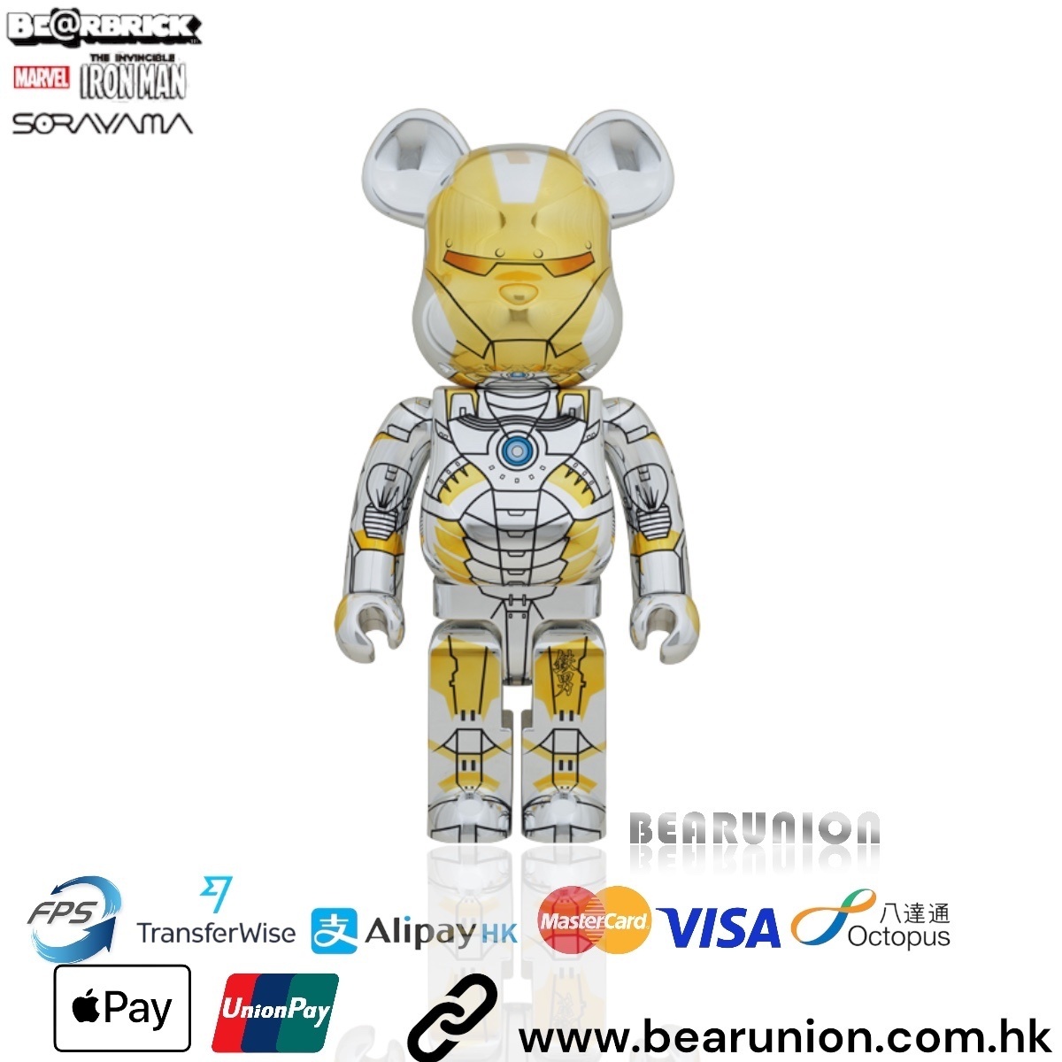 Bearbrick 1000% SORAYAMA IRONMAN