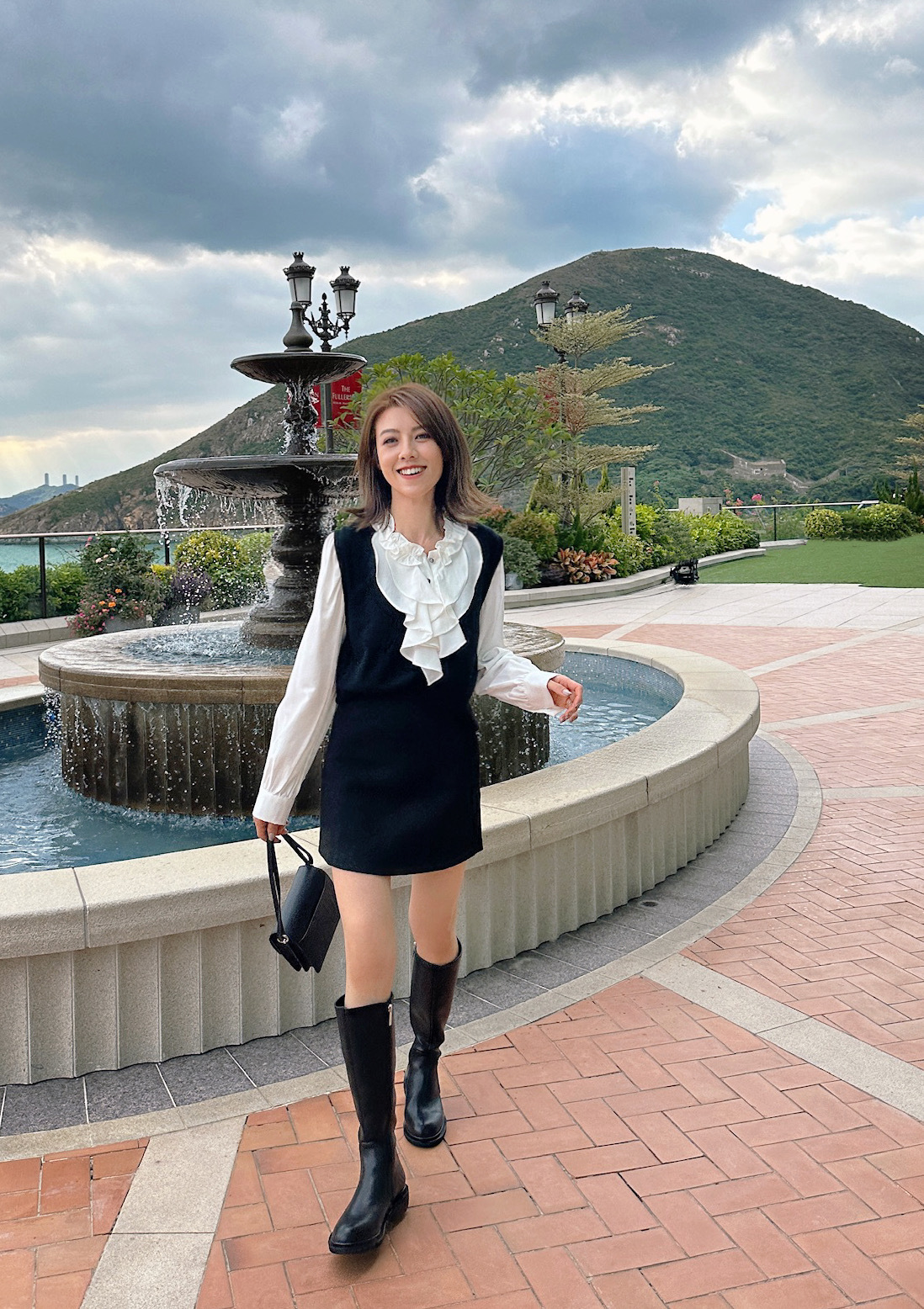 Faux Suede Mini Skirt_SK233L17