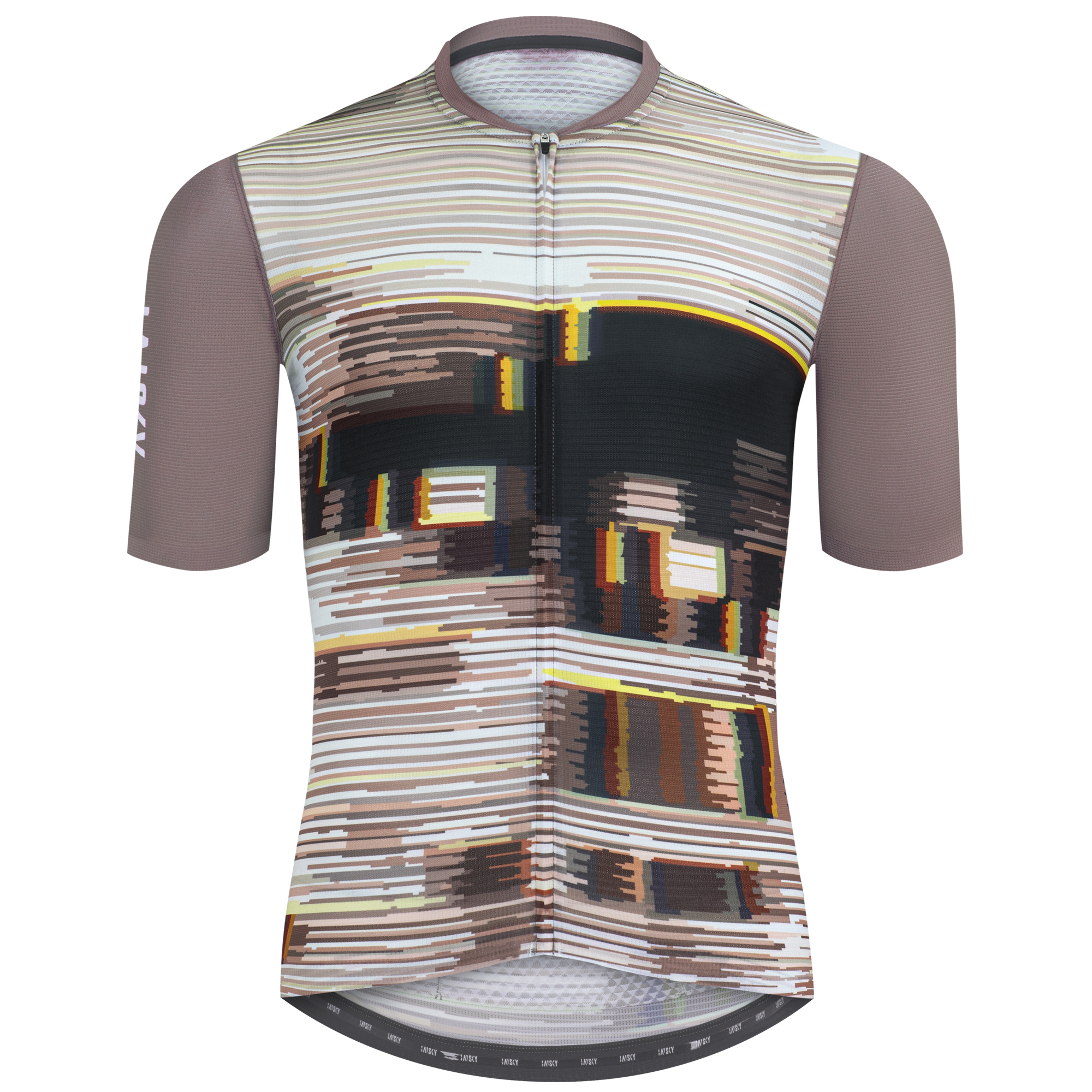 男款空力短車衣 毛刺 褐