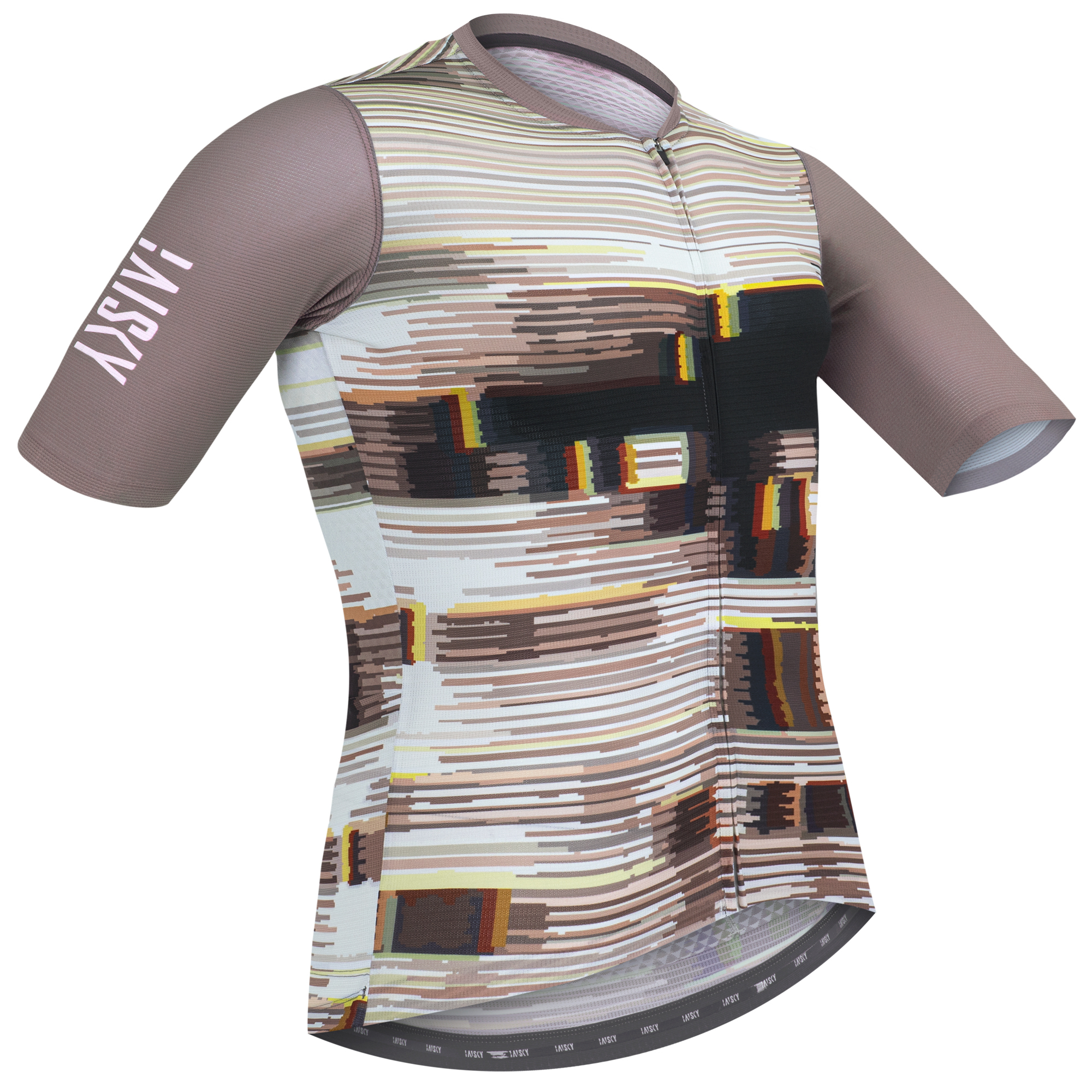 男款空力短車衣 毛刺 褐