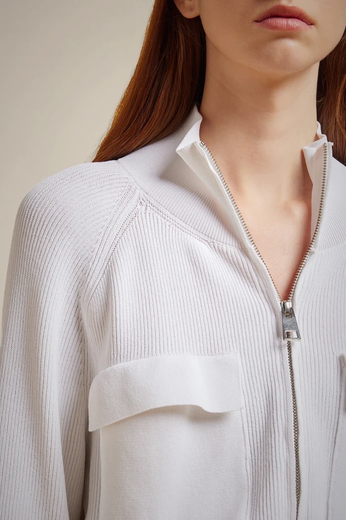 LIVIANA CONTI 雙口袋拉鍊短外套