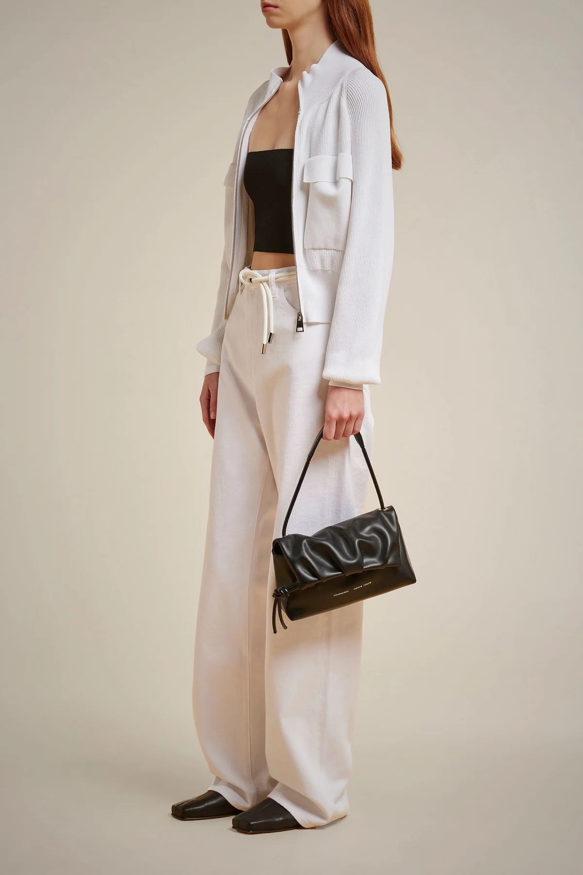 LIVIANA CONTI 雙口袋拉鍊短外套