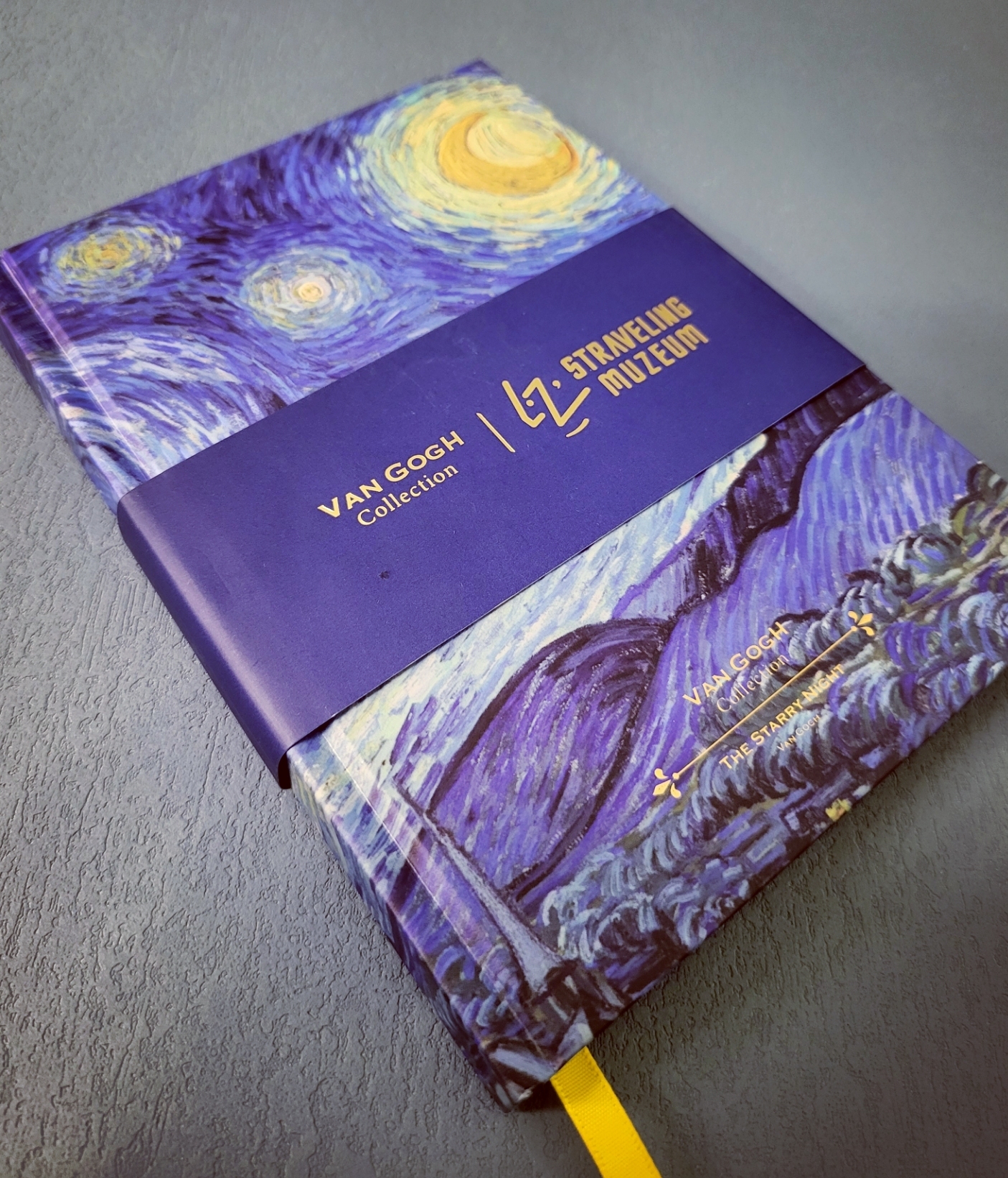 STRAVELING MUZEUM van gogh starry night hardcover notebook