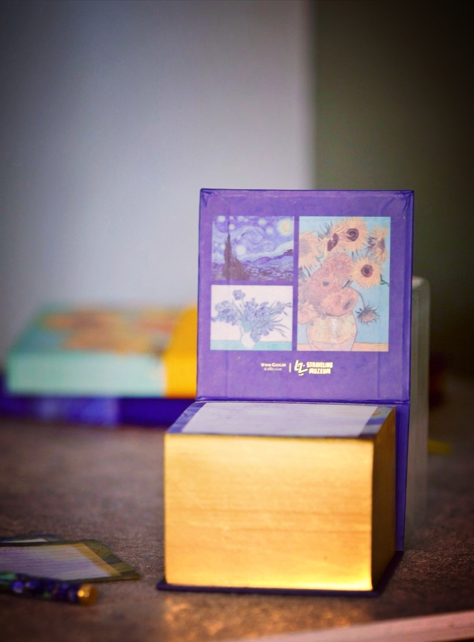 STRAVELING MUZEUM van gogh mixed design memo block