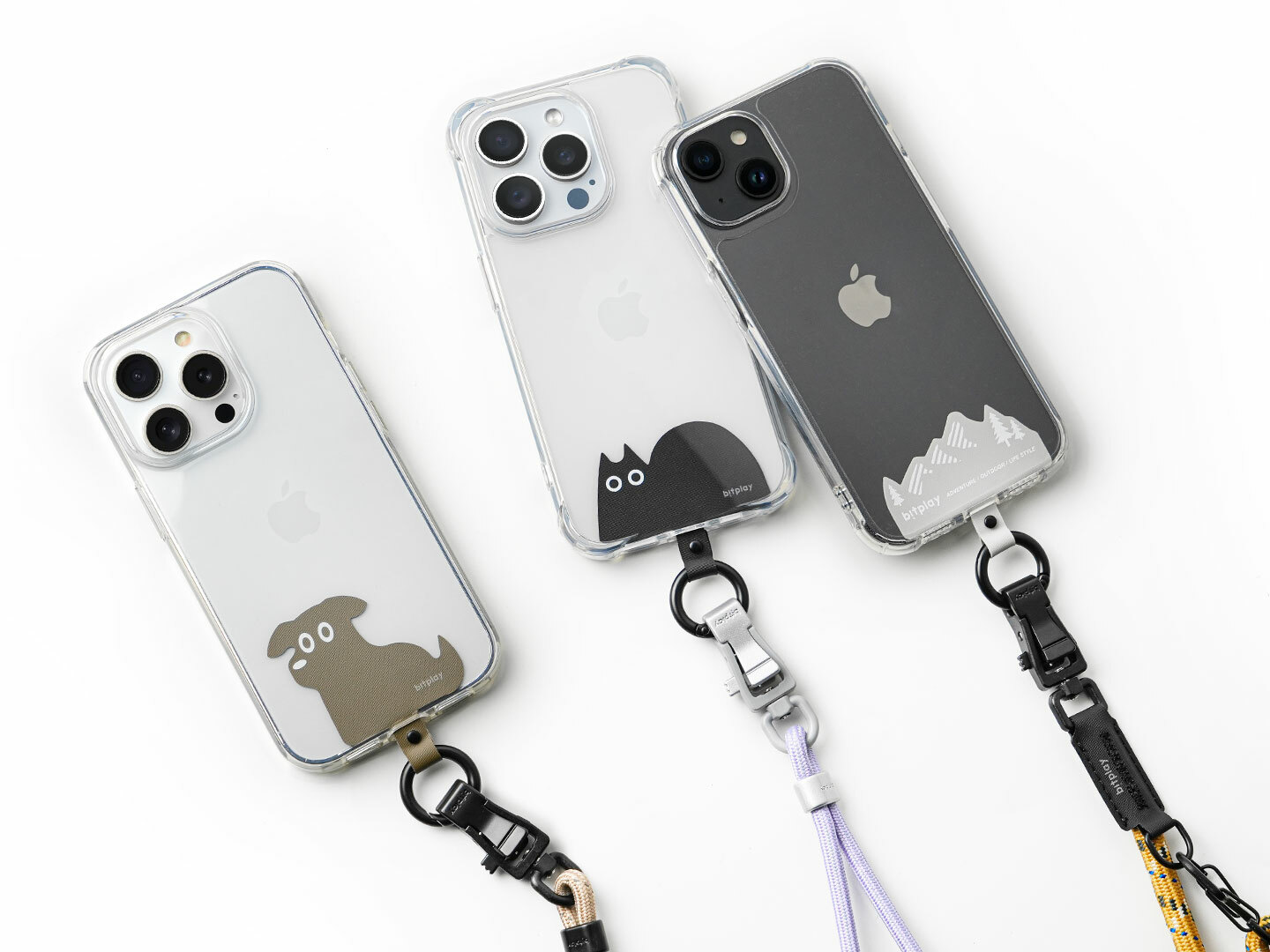 bitplay | 掛繩通用墊片 卡其狗/炭黑貓/大眼怪/探險家(黑)/探險家(白)【bitplay官方授權經銷】