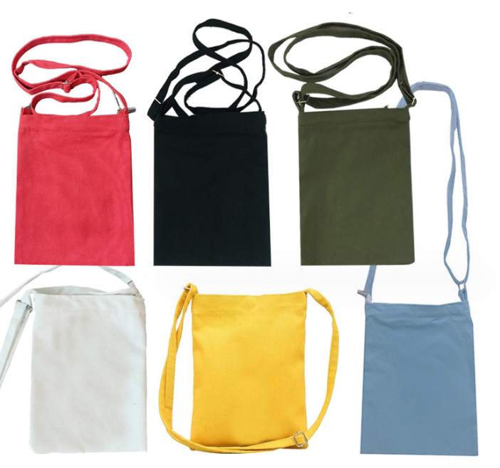 帆布小斜背包手機帆布袋 AED6510