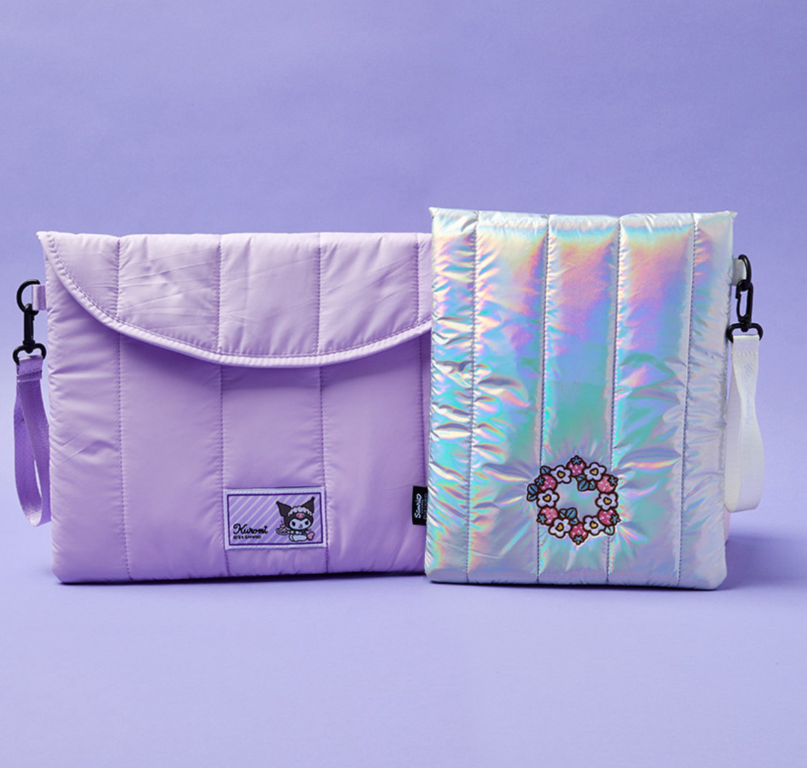 KR MY MELODY DEVICE POUCH (SILVER)