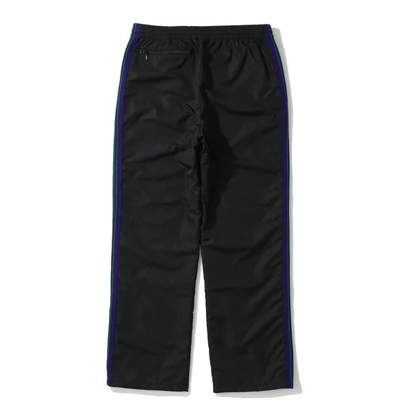 直筒UNION X NEEDLES WINDBREAK POLY TRACK PANTS - BK/PUR