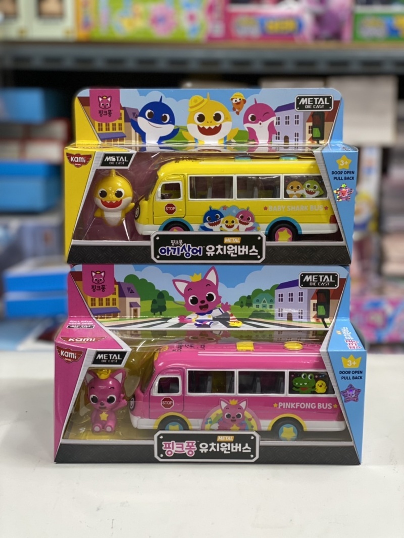 韓國日用品代購_鯊魚寶寶/碰碰狐巴士迴力車