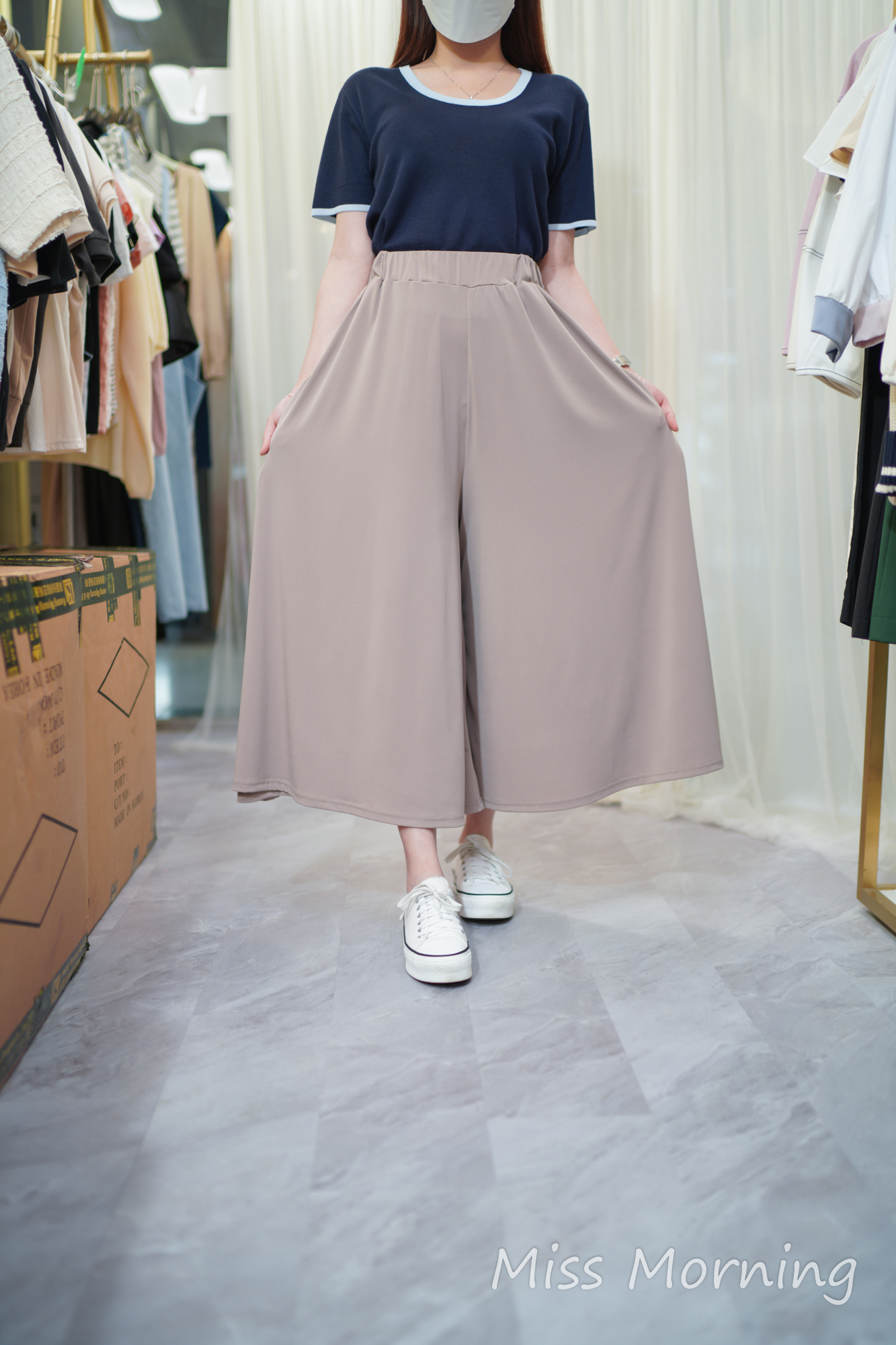 滑身棉裙褲(33697)