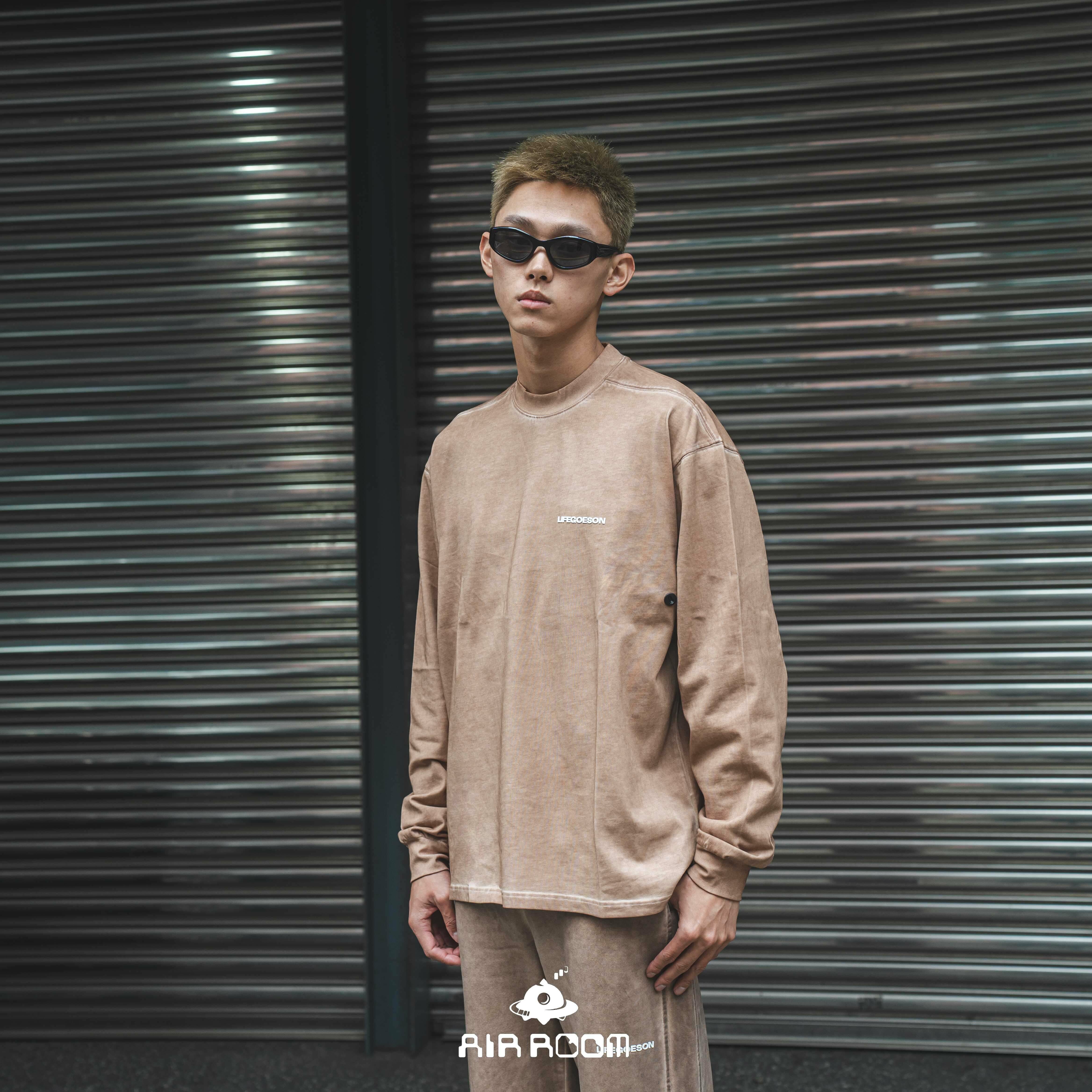 LIFEGOESON MASKED LONG SLEEVE TEE 偽裝面具長袖