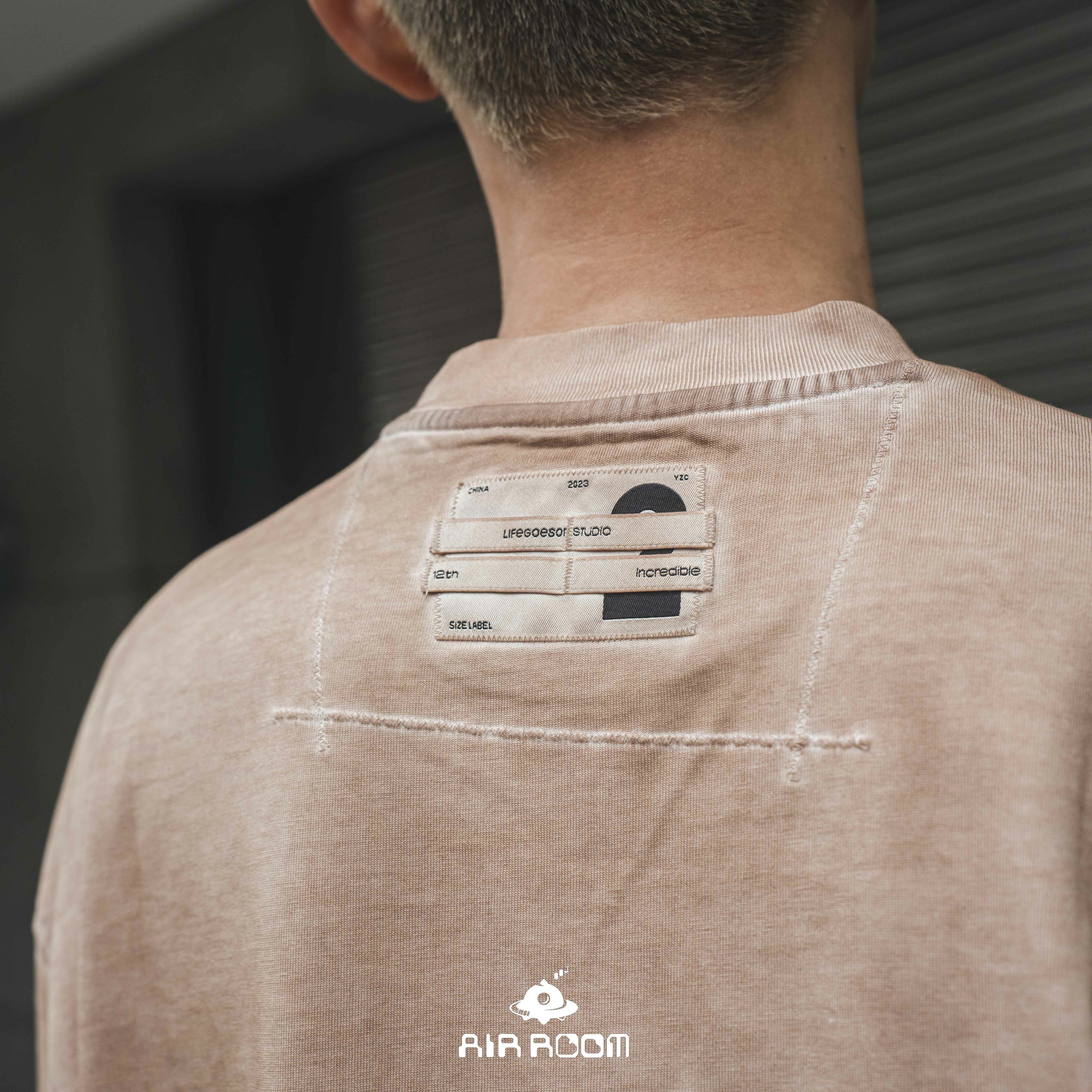 LIFEGOESON MASKED LONG SLEEVE TEE 偽裝面具長袖