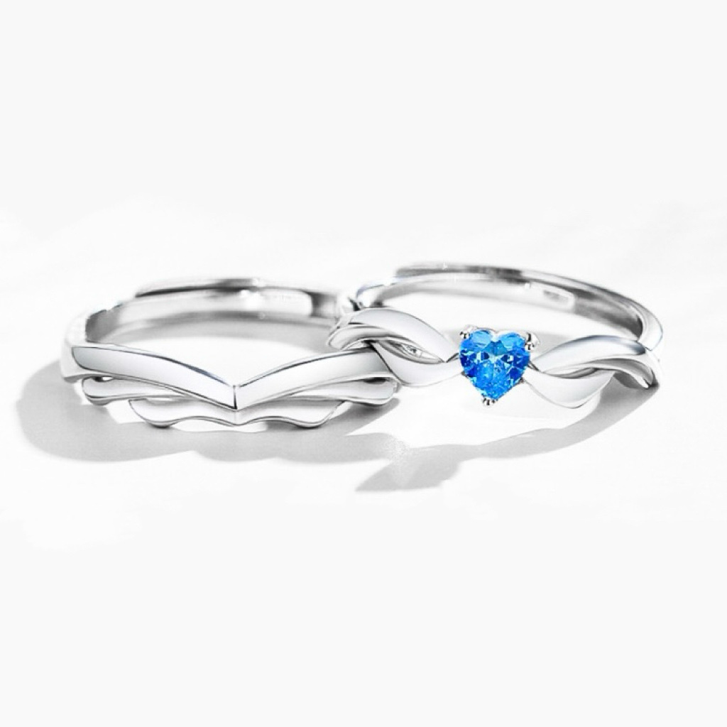 伴你一生 情侶戒指💍免費刻字✒️