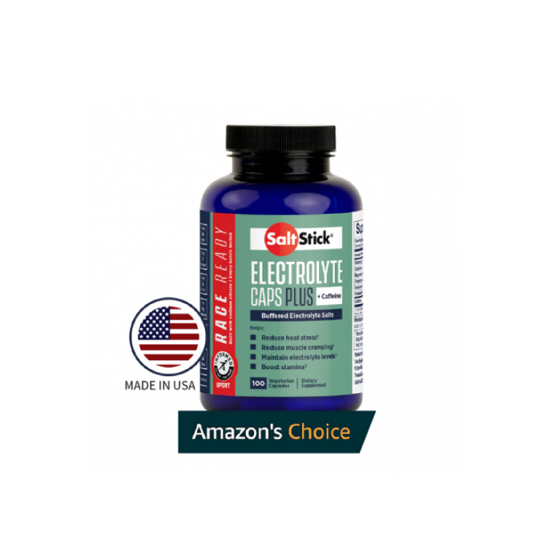 美國SaltStick 高單位電解質膠囊-增強型(100入裝)