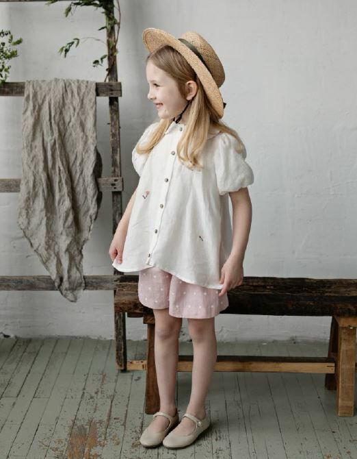 (預購)ALL THE BEAUTIFUL LINEN 燈籠袖洋裝 EXCLUSIVE SHORT SLEEVE TUNIC DRESS