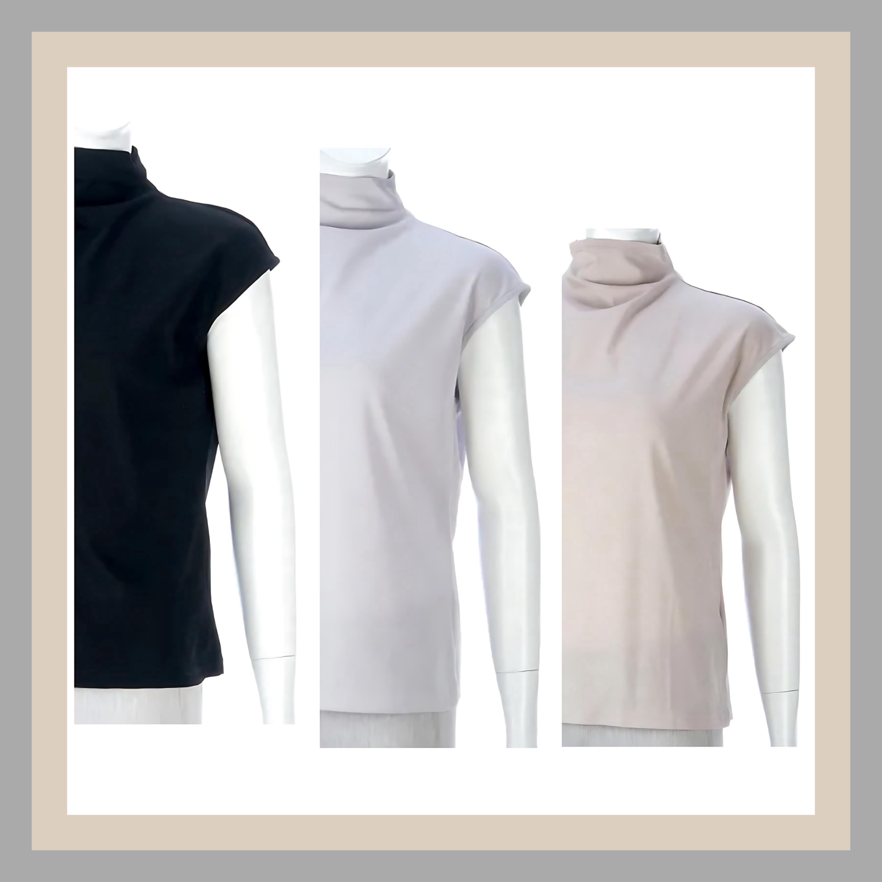 法式瓶頸袖上衣