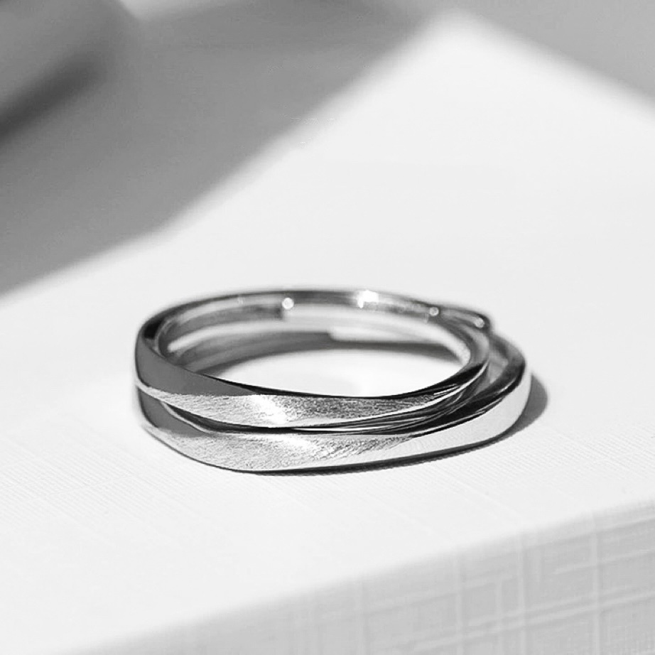 磨砂細膩 情侶戒指 免費刻字