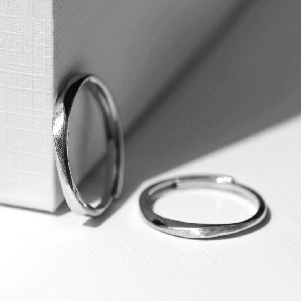 磨砂細膩 情侶戒指 免費刻字