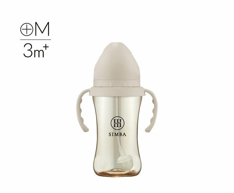 SIMBA 小獅王辛巴 蘊蜜鉑金 PPSU (寬口) 吸管把手奶瓶 270ml 平行進口