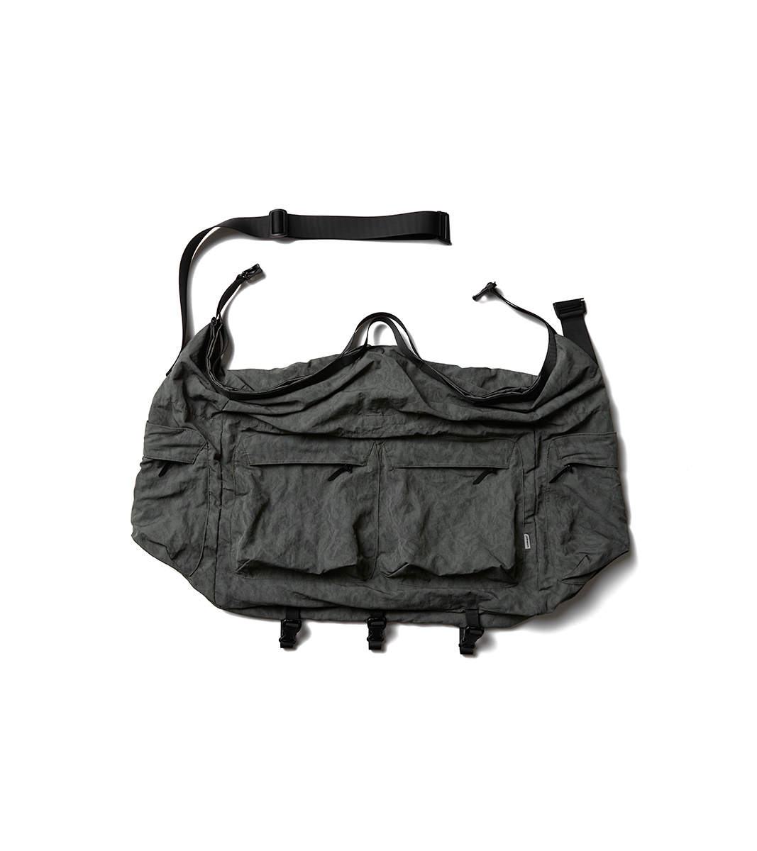 nozzle quiz® / 2WAY Utility Errand Duffle - 雀灰／Greige Jade