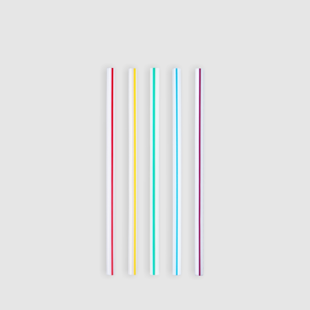 塑膠吸管 6mm 混色