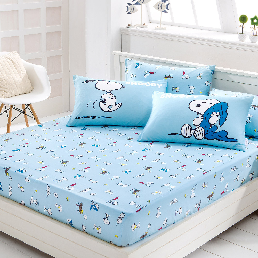 SNOOPY床包組 | 無異纖精梳美國棉 | SN111小夥伴