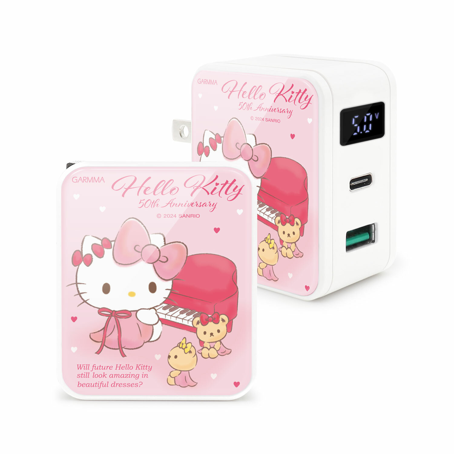 Hello Kitty Type-C & USB PD快充雙孔充電器 未來系列