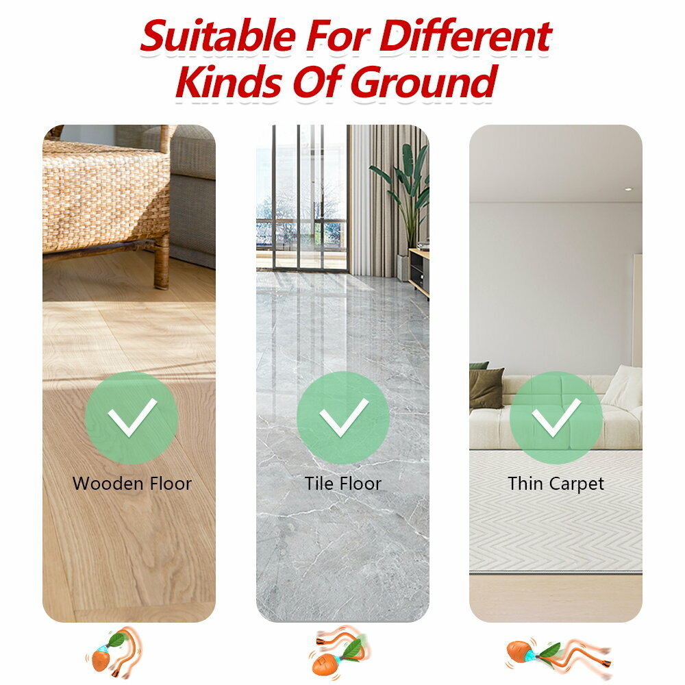 Bentopal 寵物智能電動發聲紅蘿蔔