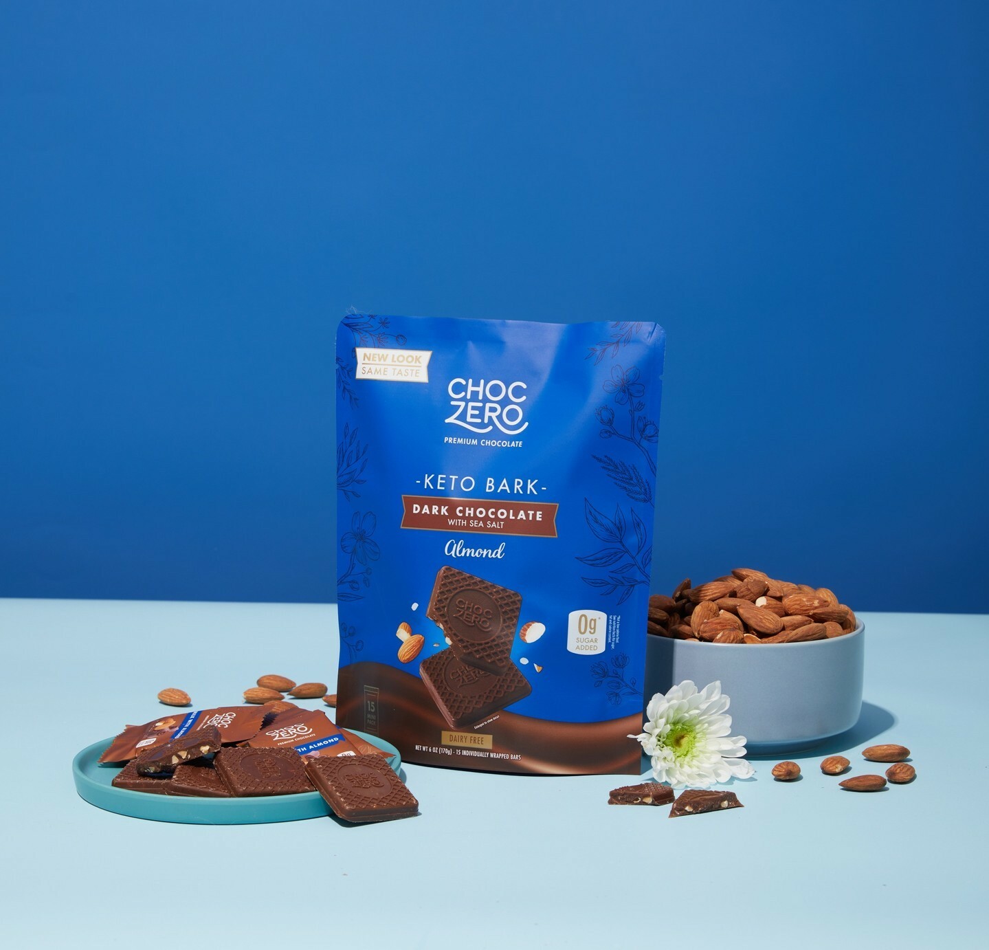 Choczero 低碳無添加糖杏仁牛奶朱古力塊