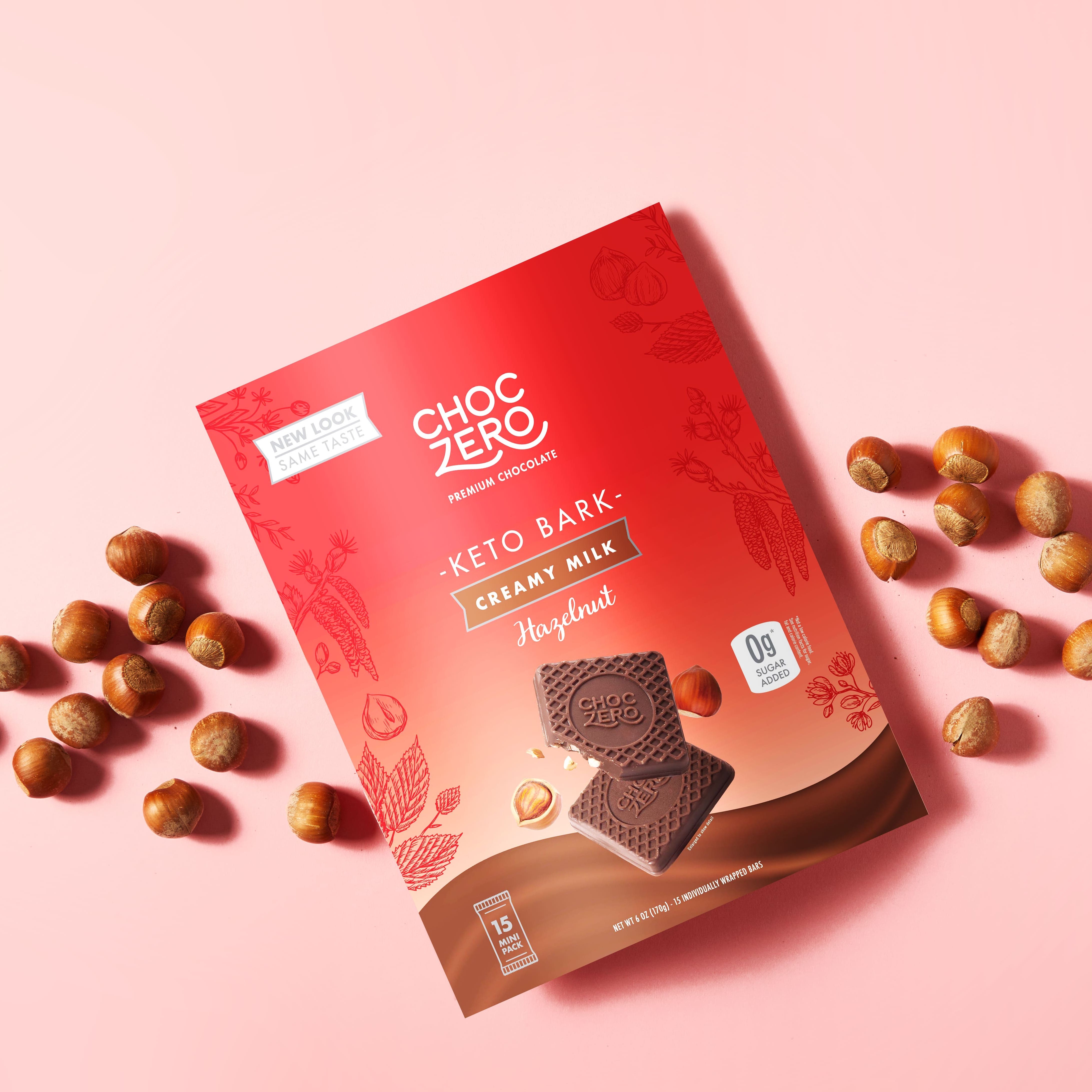 Choczero  無添加糖榛子牛奶朱古力塊 170g