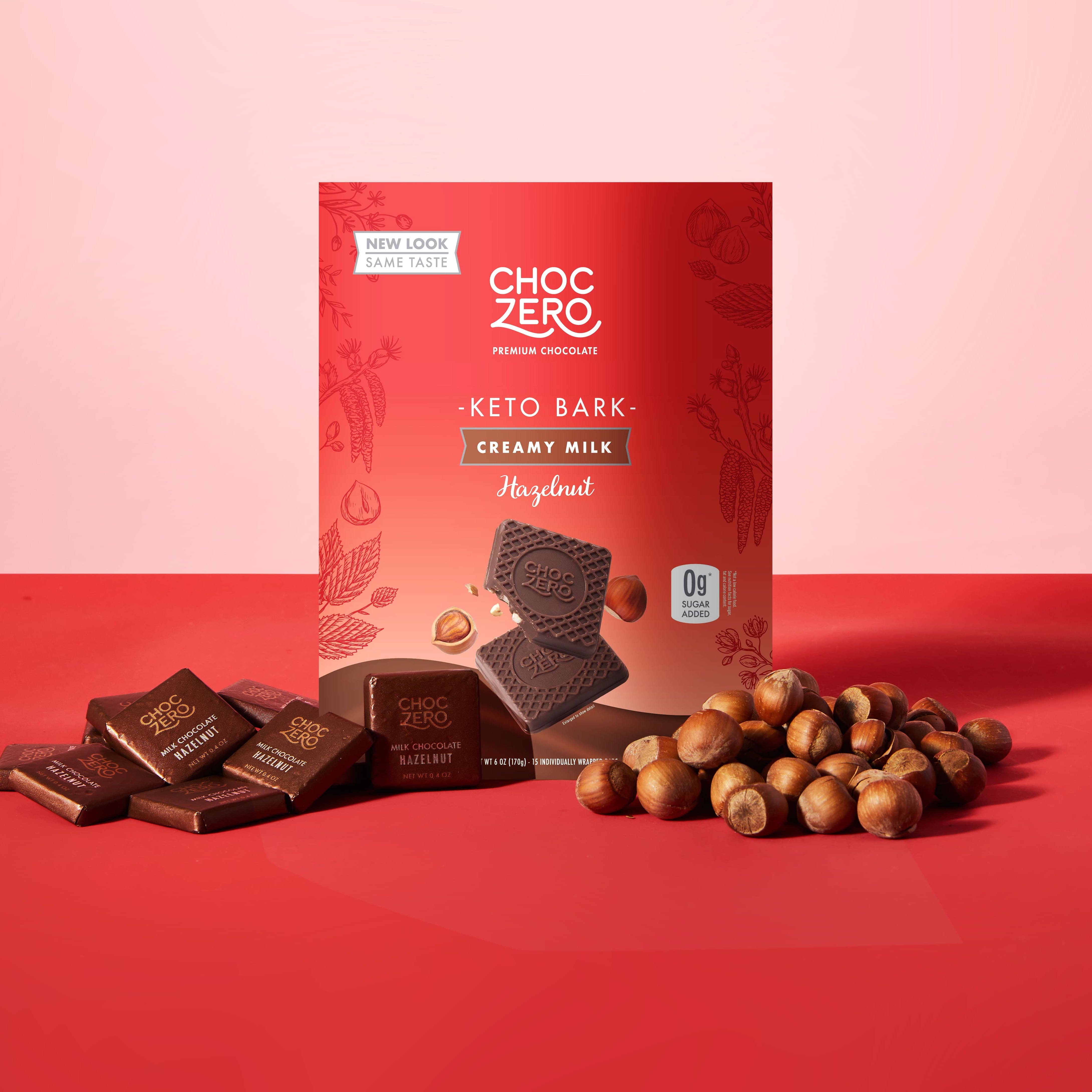 Choczero  無添加糖榛子牛奶朱古力塊 170g