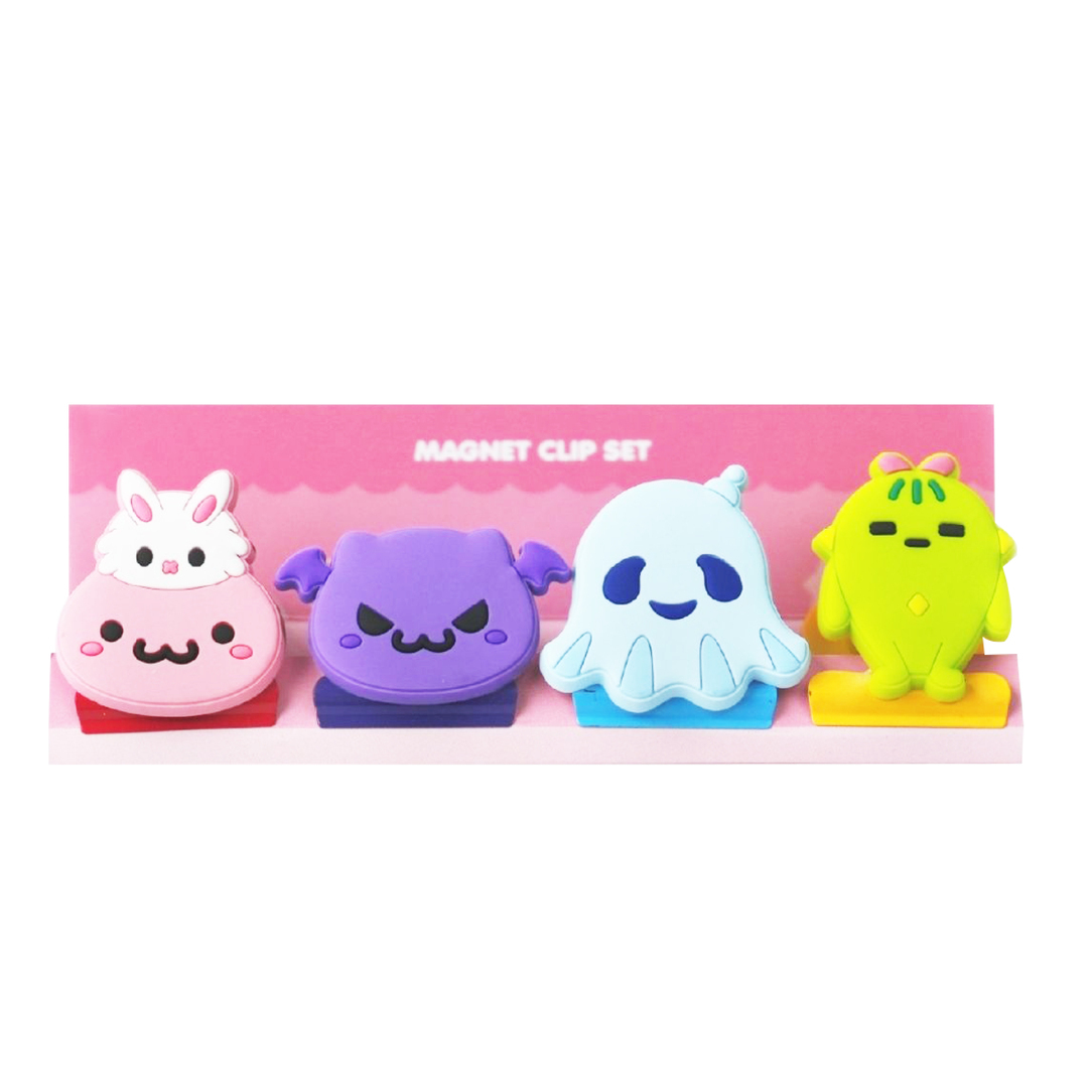 《RO仙境傳說》魔物造型磁鐵夾套組(含４個角色）