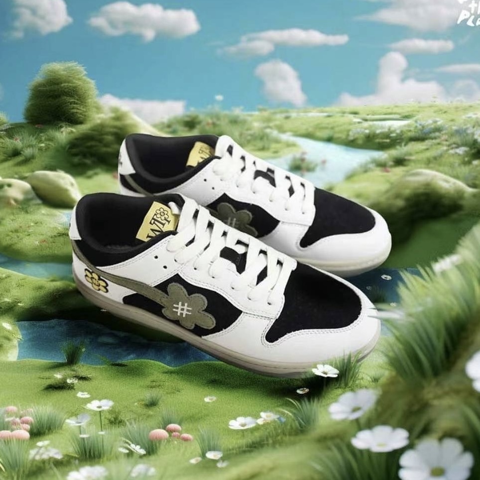 WATER THE PLANT White Truffle 日本限定 麂皮 刺繡 復古 橄欖綠