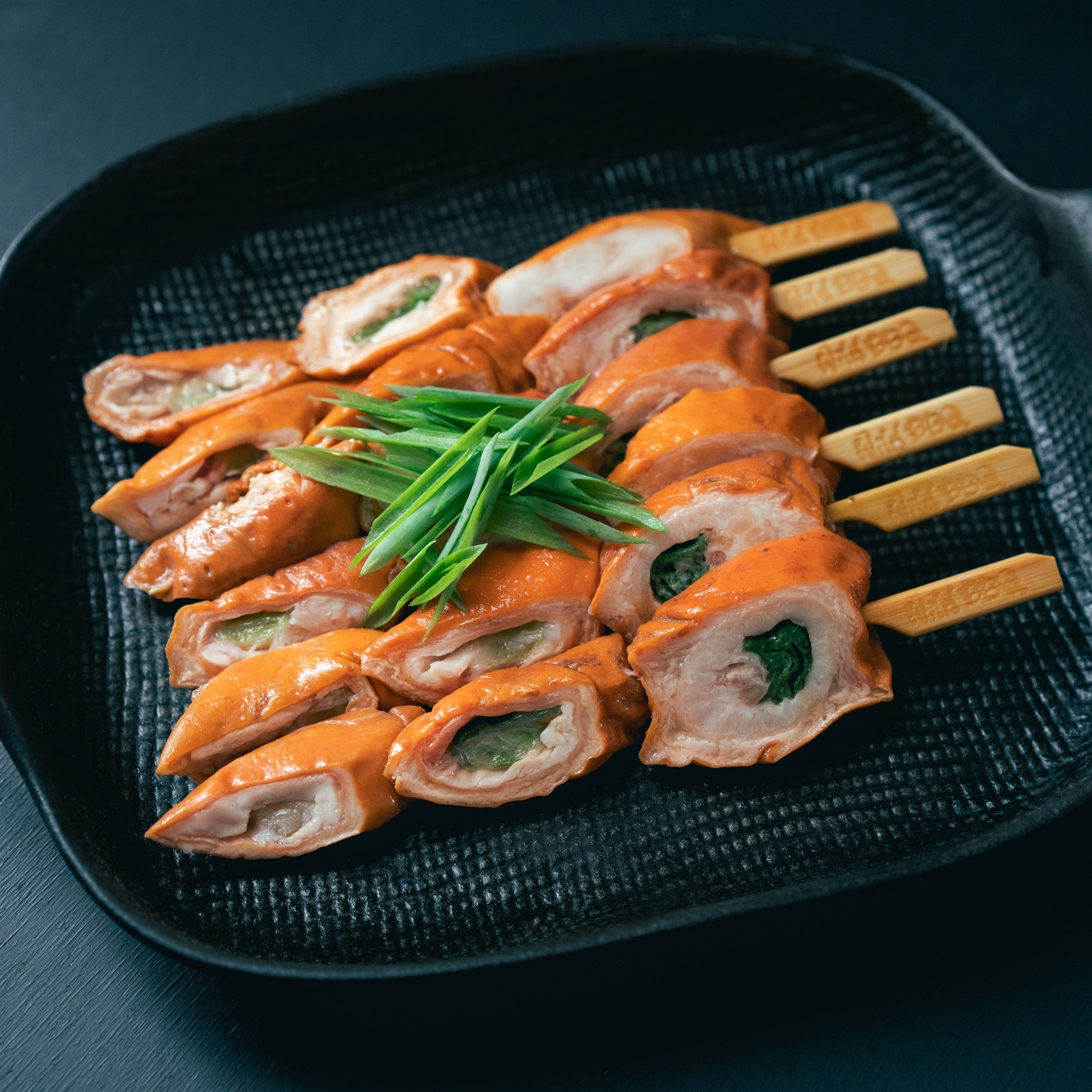 【路邊烤肉】串燒系列 : 脆皮肥腸串 (6入)