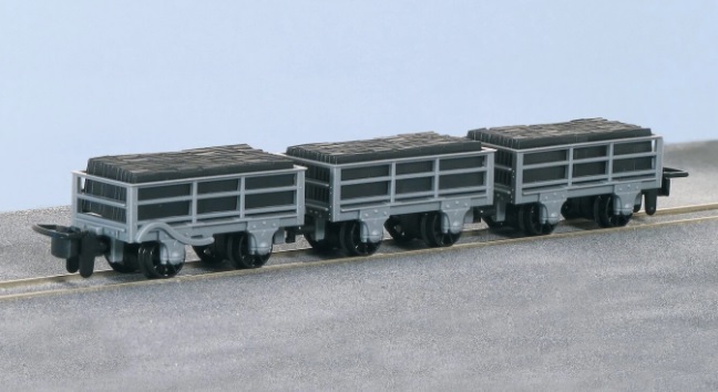 Peco GR-321 HOe規 2噸載石板貨車.3輛