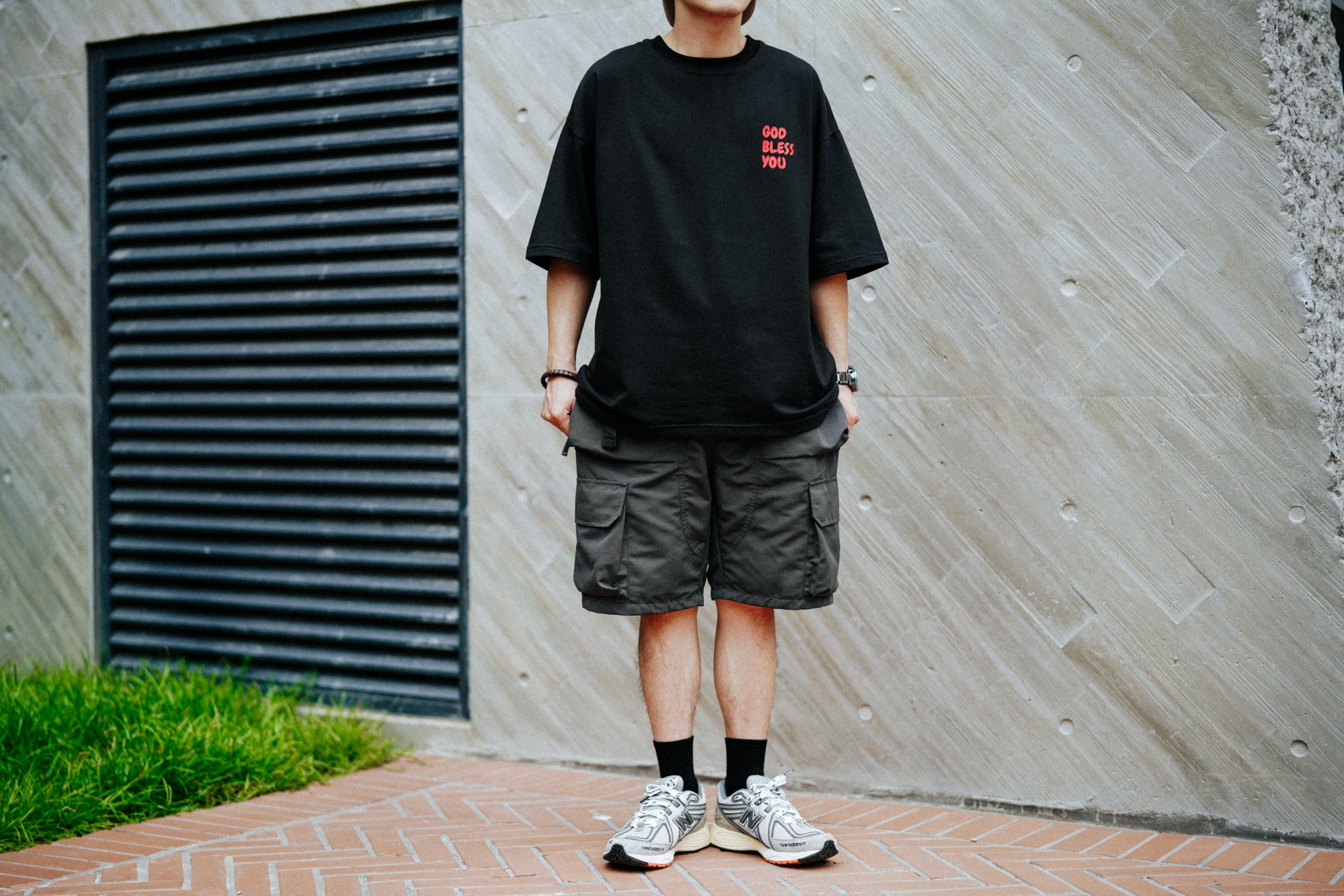 SBG 多口袋拉鍊抗撕裂工裝短褲 063