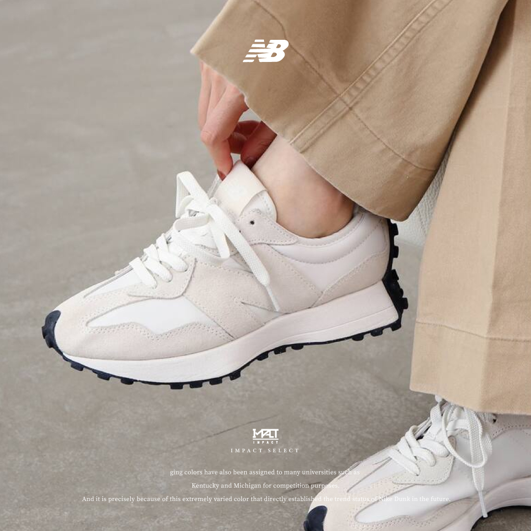 New Balance 327 燕麥白馬卡龍色系WS327MF