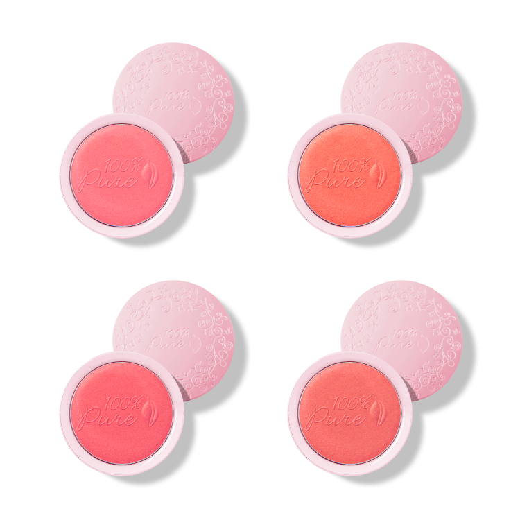 美國100%Pure絲柔頰彩腮紅 I 水果色素