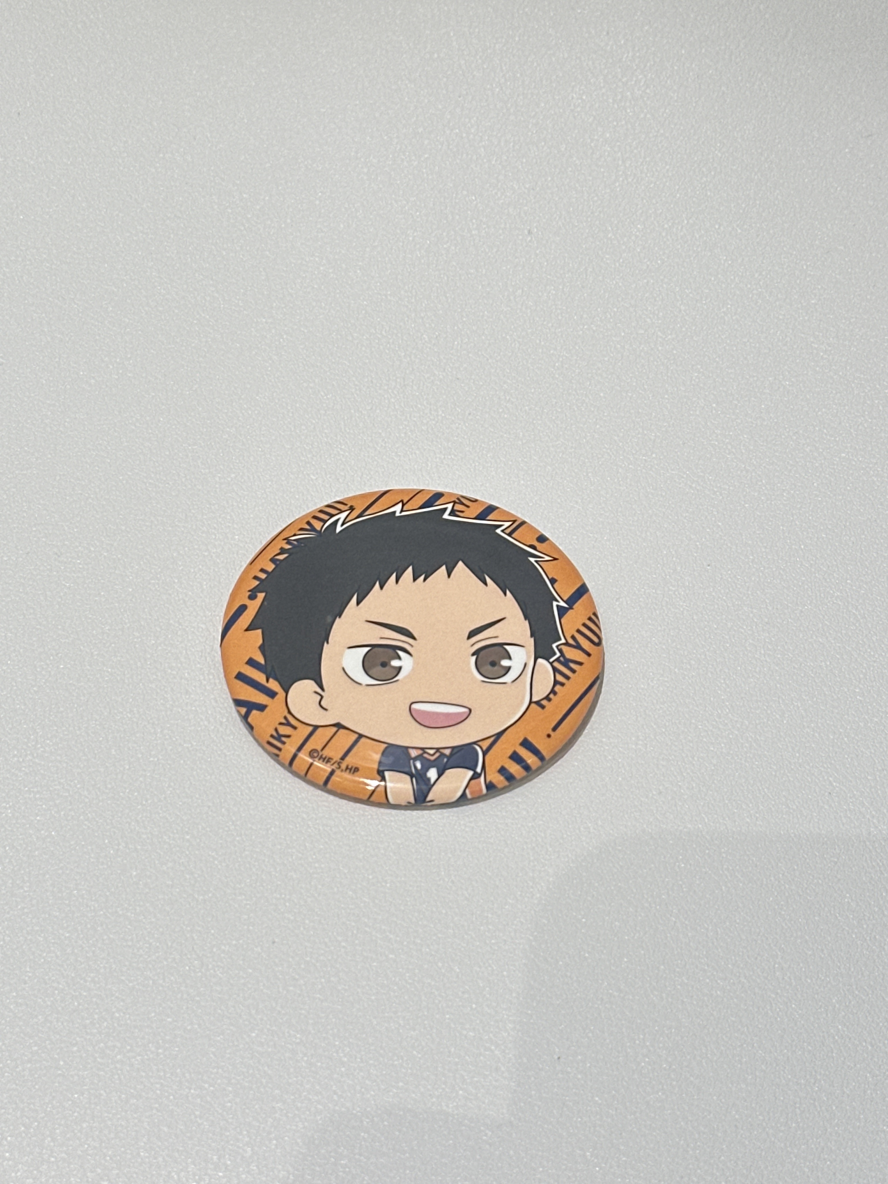 排球少年 垃圾場的決戰 animate cafe 限定 Q版澤村大地 襟章