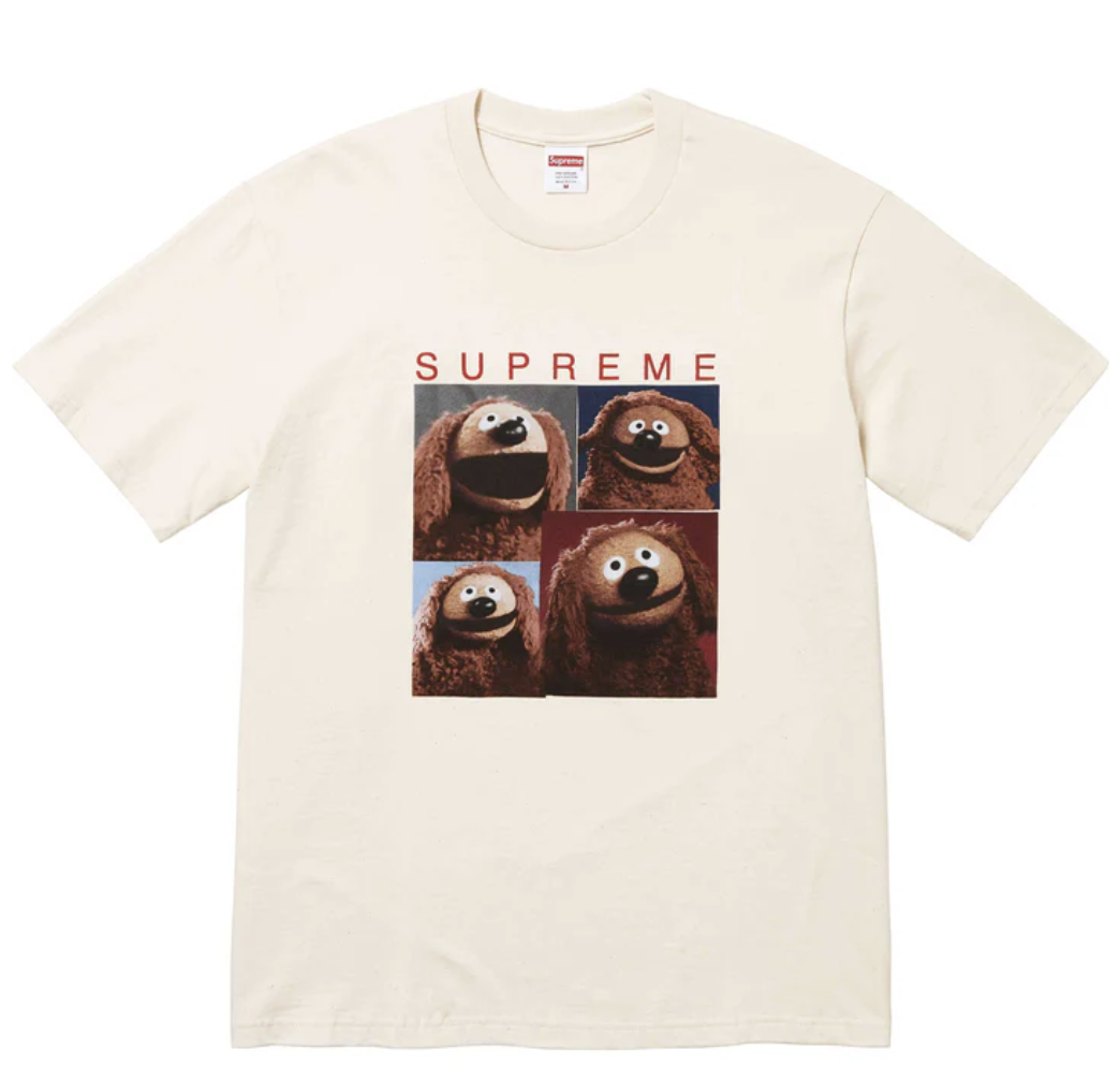 [現貨] SUPREME SS24 Rowlf Tee | Black / Cardinal / Natural