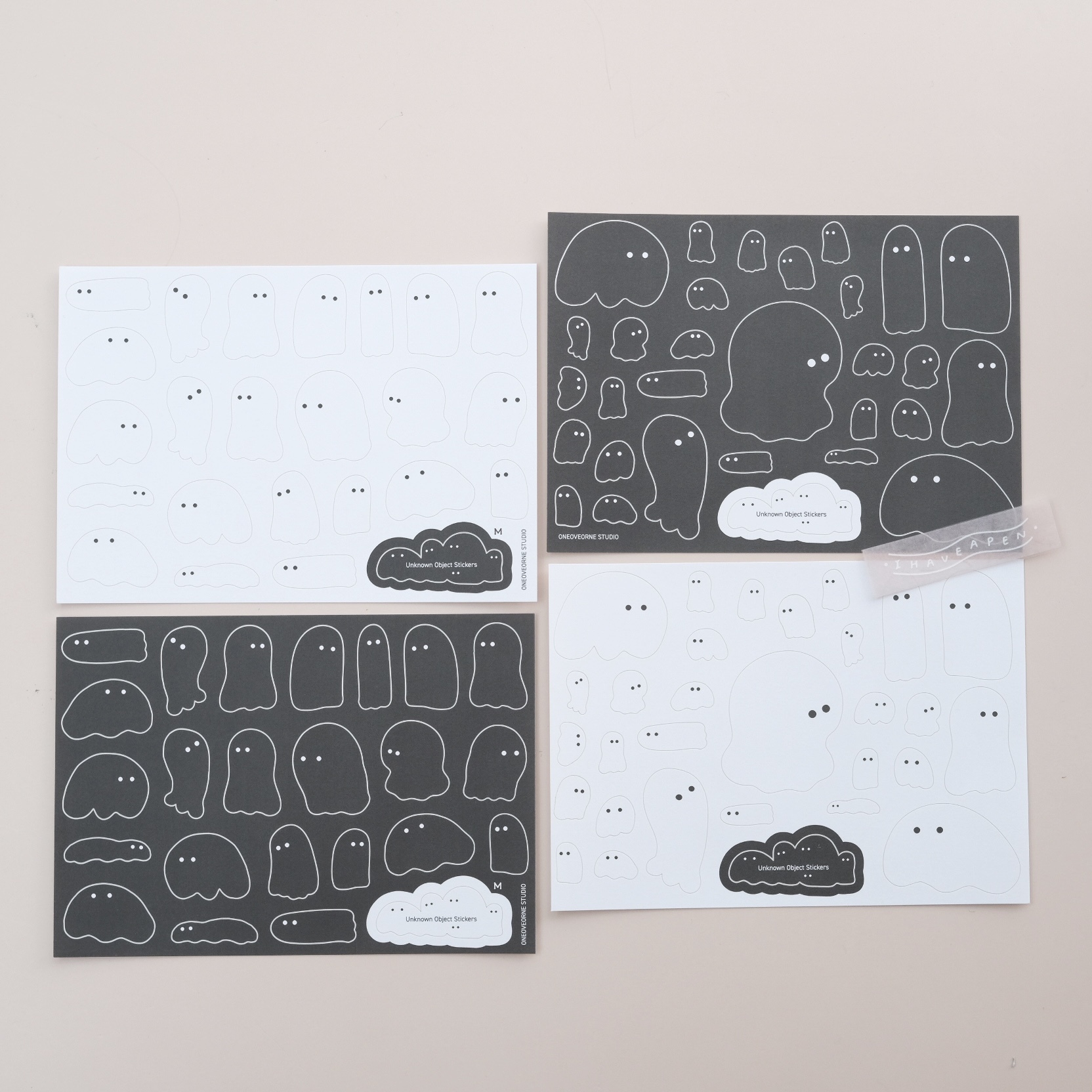 A6 unknown object sticker /oneoverone studio/TAIWAN