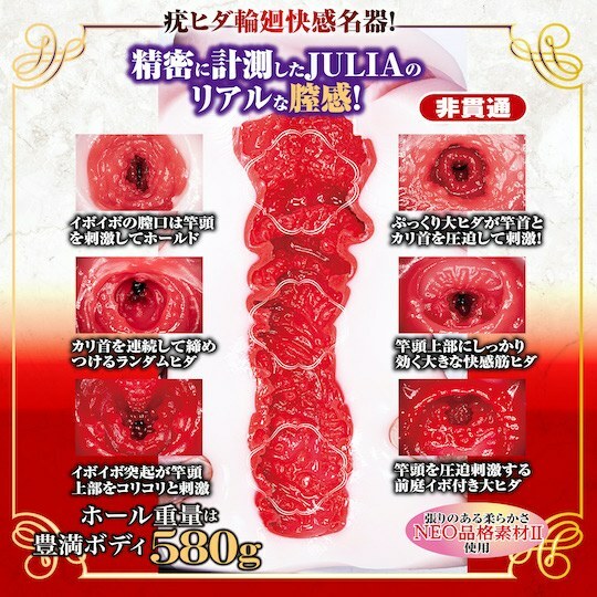 NPG,日本 NPG,NPG 自慰套,女優名器,女優自慰套,女優飛機杯,真人倒模,女優倒模,新熟女之星,JULIA
