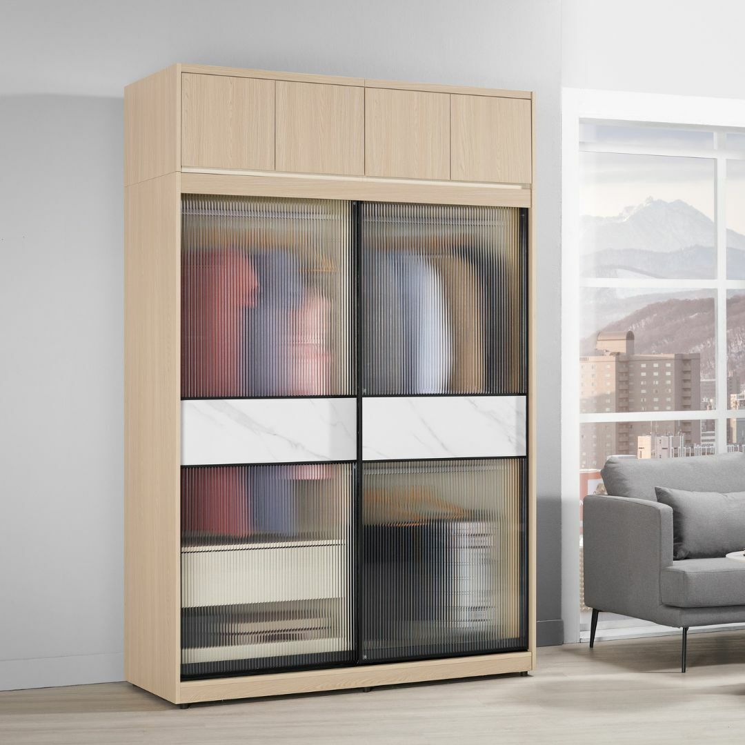 艾維斯︱5尺被櫥式鋁框拉門衣櫥