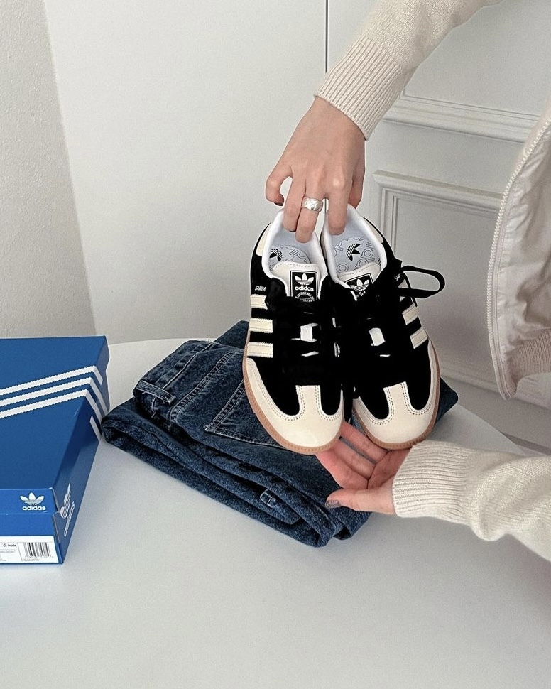 ADIDAS ORIGINALS SAMBA OG 黑棕 (IE5836)