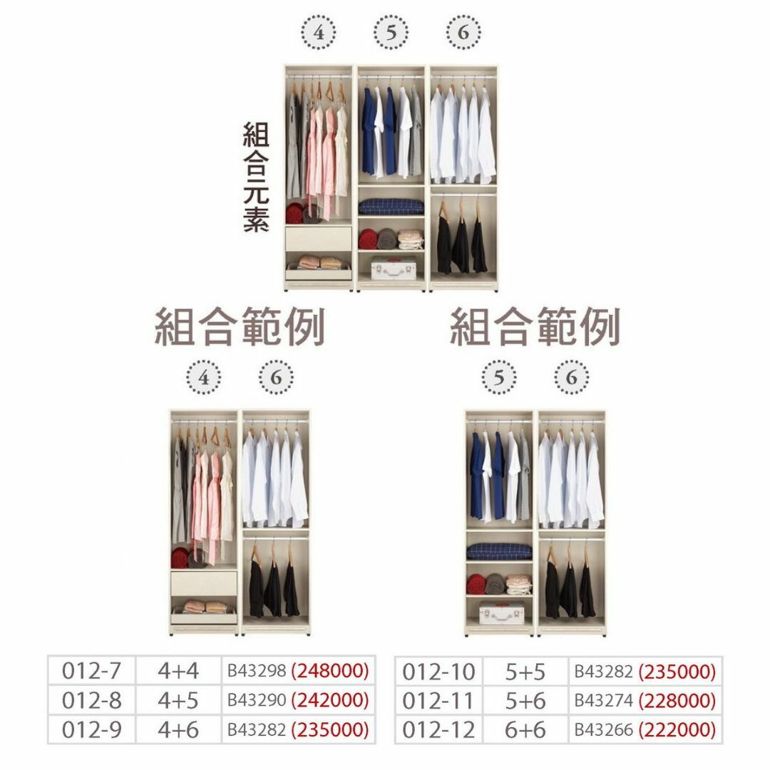 艾維斯︱4尺鋁框拉門衣櫥